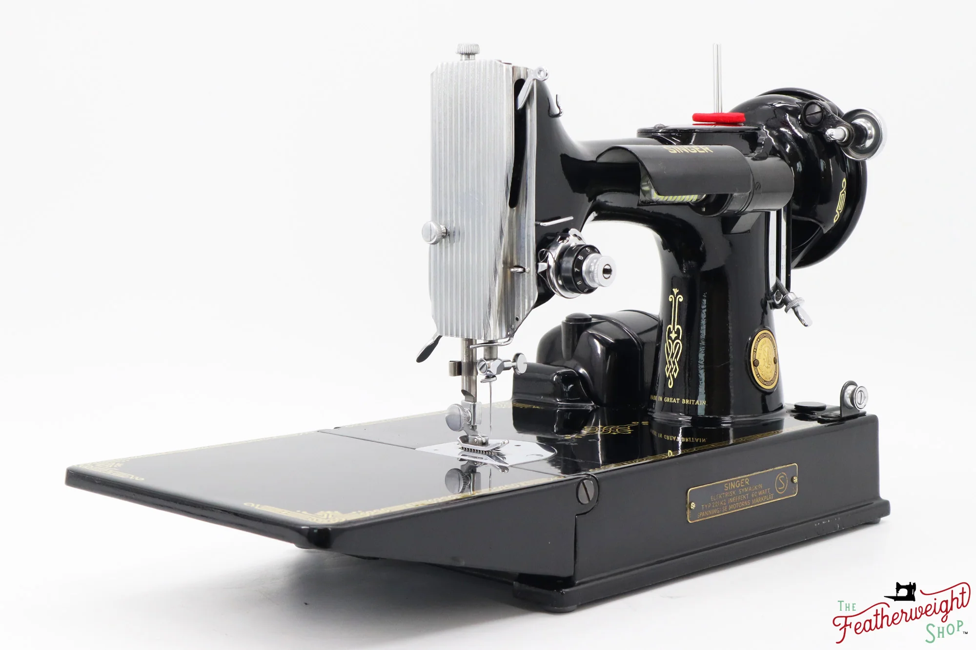 Singer Featherweight Swedish 221K Sewing Machine, EH0030** - Image 3