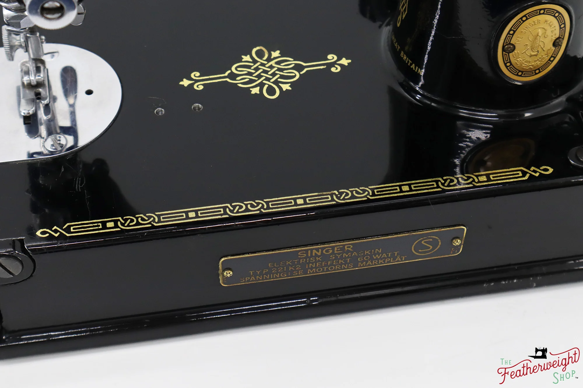 Singer Featherweight Swedish 221K Sewing Machine, EH0030** - Image 9