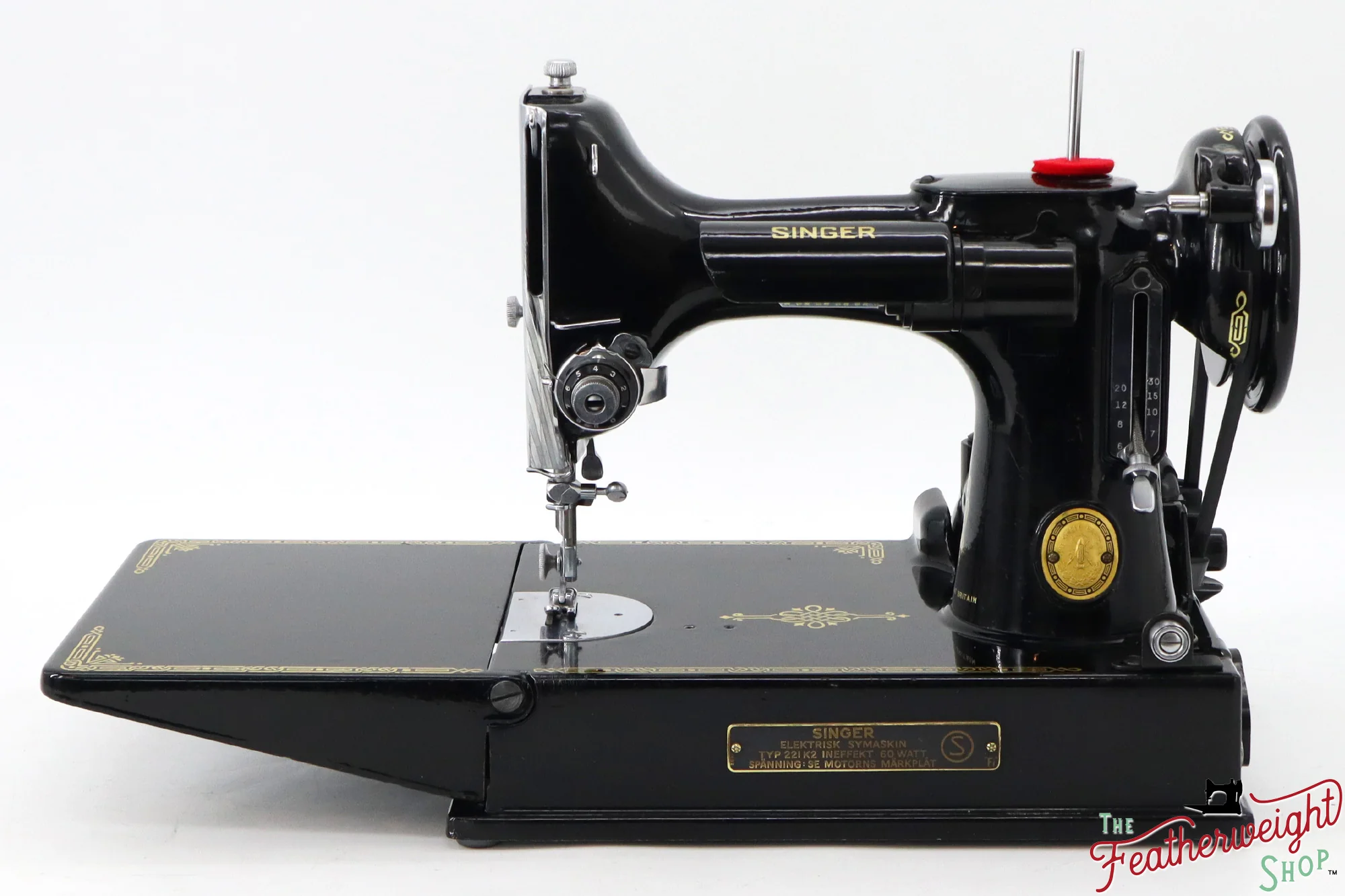 Singer Featherweight Swedish 221K Sewing Machine, EH00554* - Image 2