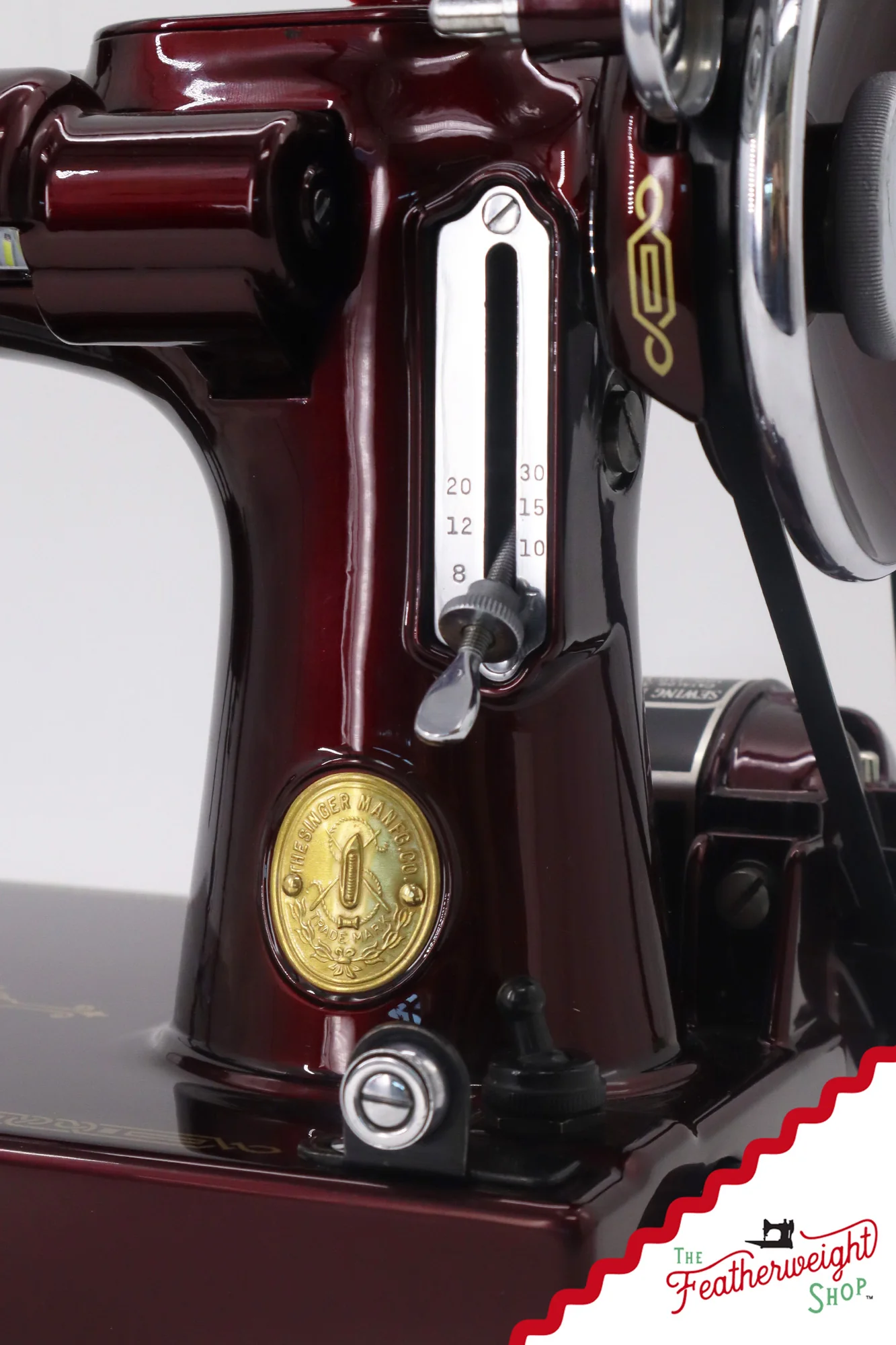 Singer Featherweight Top Decal 221 Fully Restored in Brandywine, AF383924 - SCARCE - Image 19