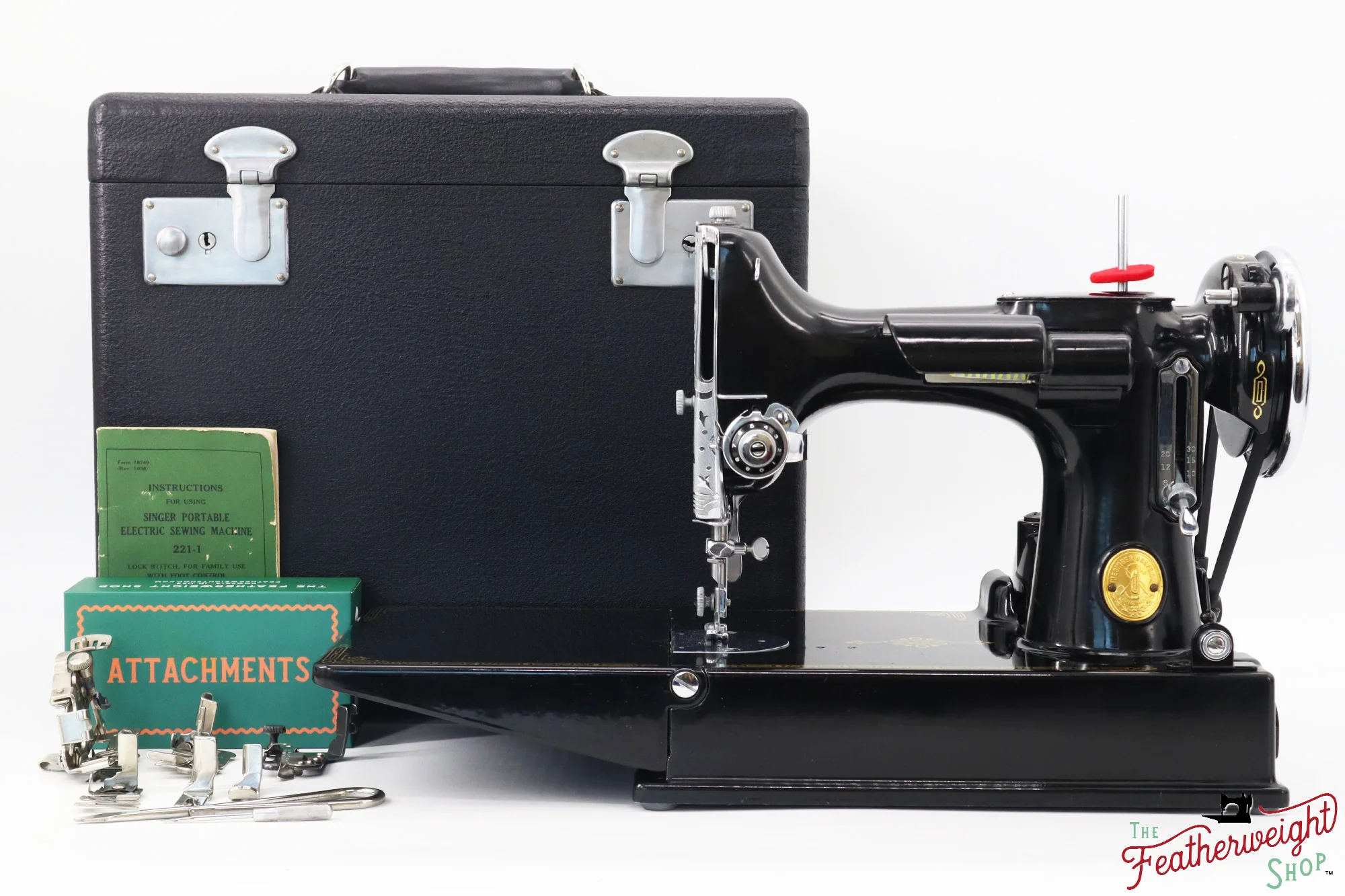 Singer Featherweight Top Decal 221 Sewing Machine, AF168*** - SCARCE - Image 2