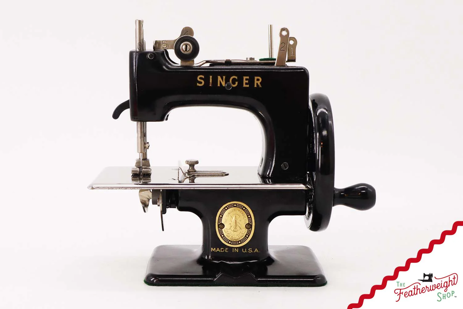 Singer Sewhandy Model 20-10, Black - Made in U.S.A. Decal - October 2025, Faire - Image 2