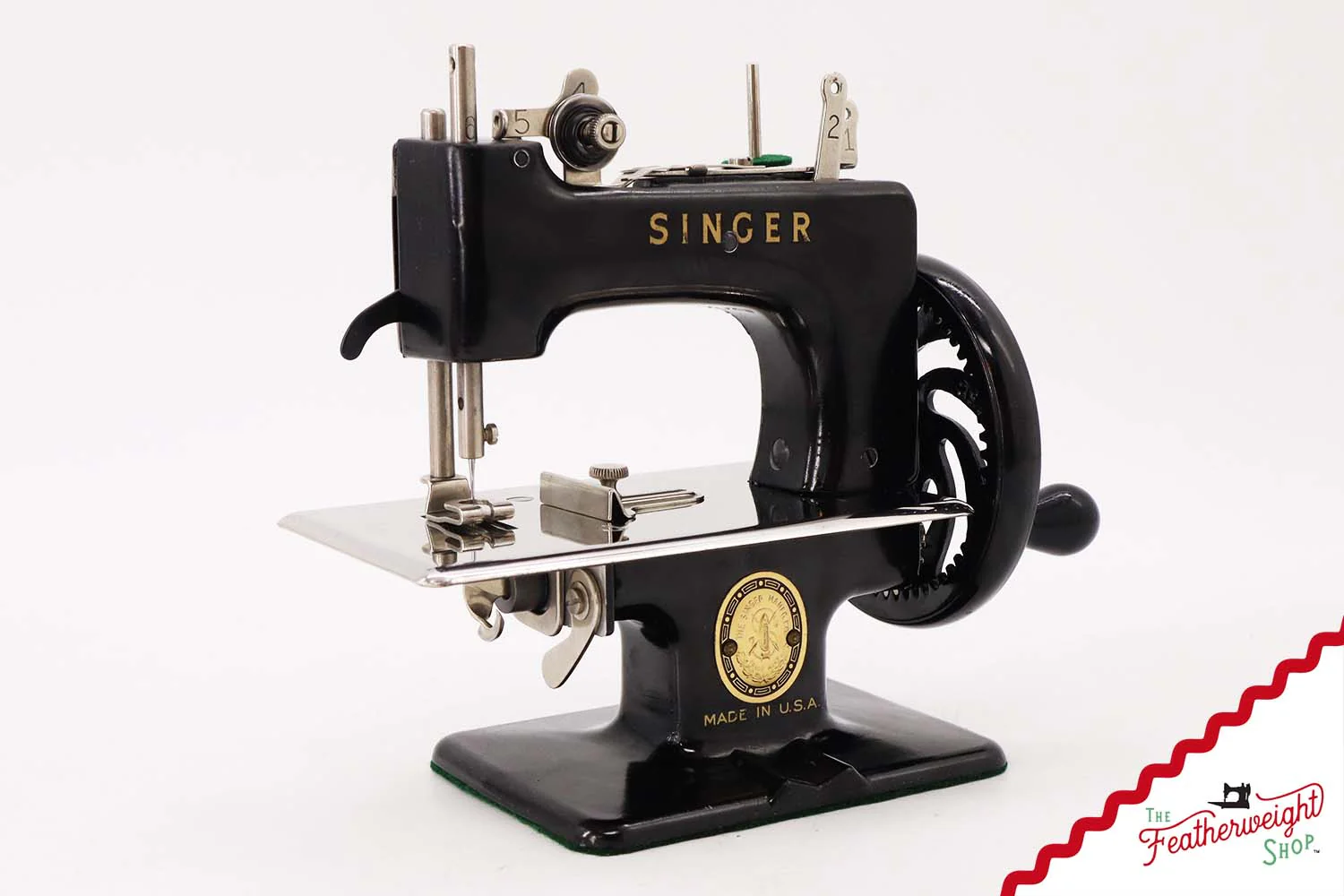 Singer Sewhandy Model 20-10, Black - Made in U.S.A. Decal - October 2025, Faire - Image 4
