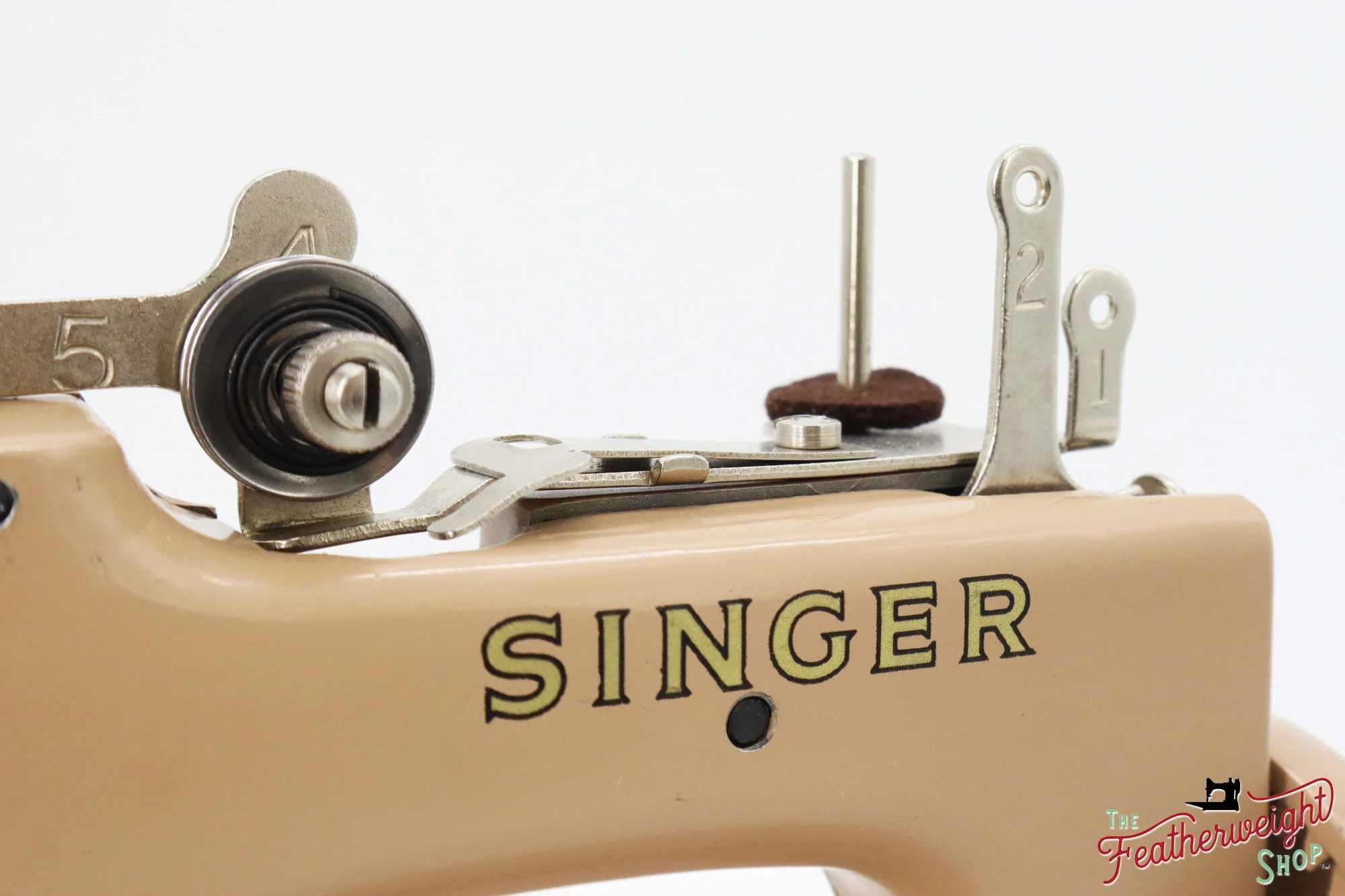 Singer Sewhandy Model 20, Red 'S' - Beige - Complete Set - Image 11
