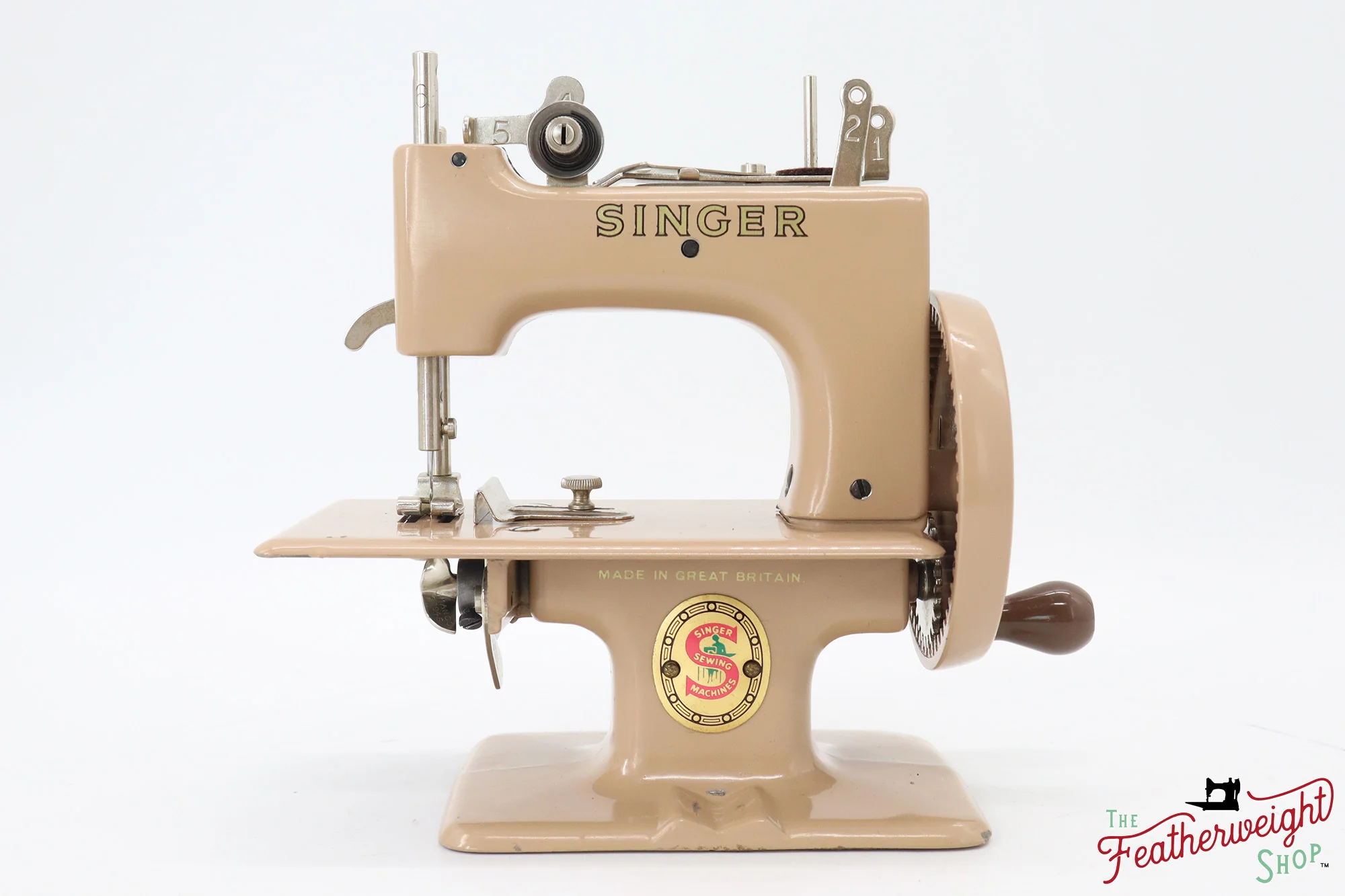 Singer Sewhandy Model 20, Red 'S' - Beige - Complete Set - Image 3