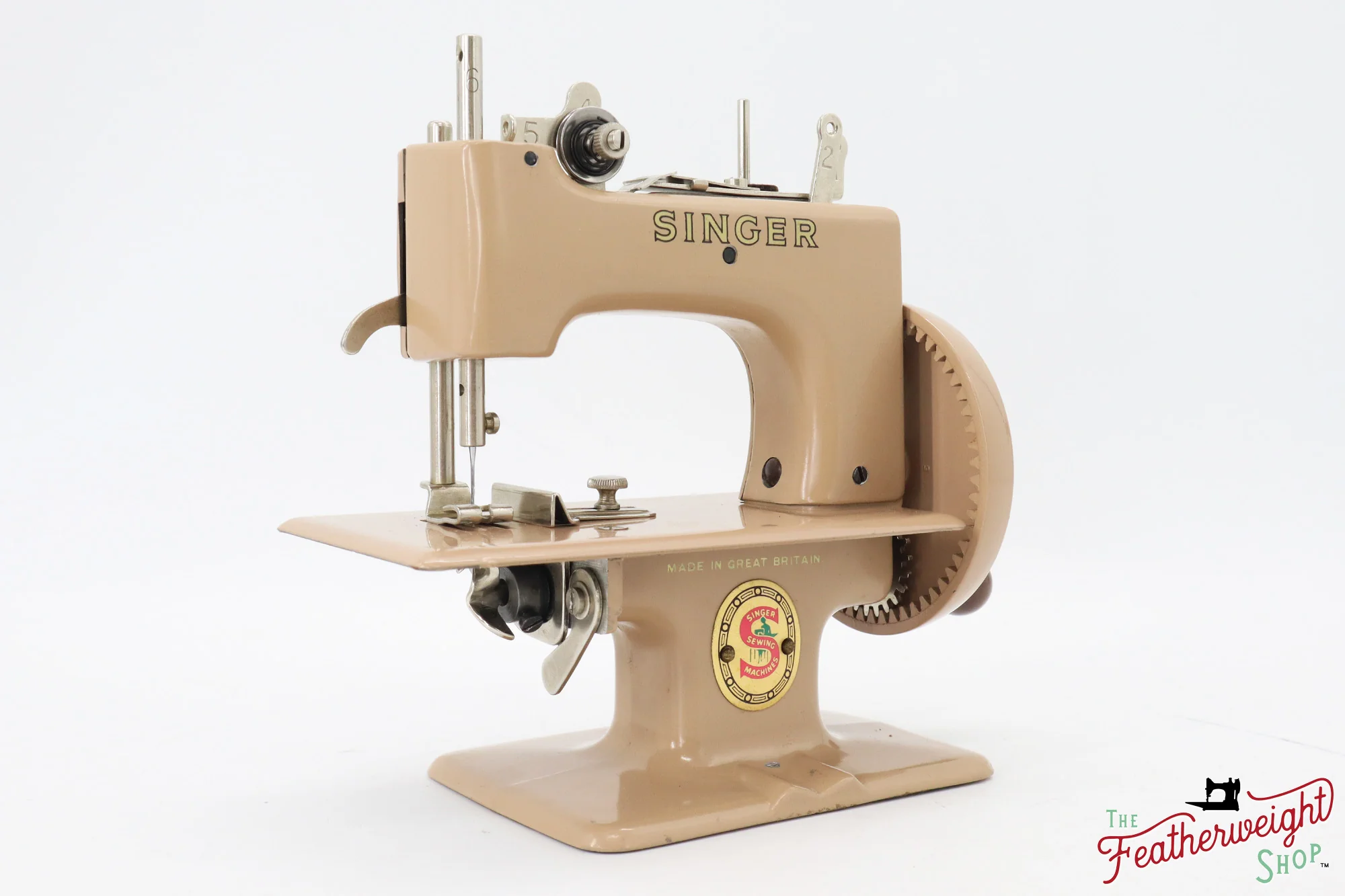 Singer Sewhandy Model 20, Red 'S' - Beige - Complete Set - Image 4