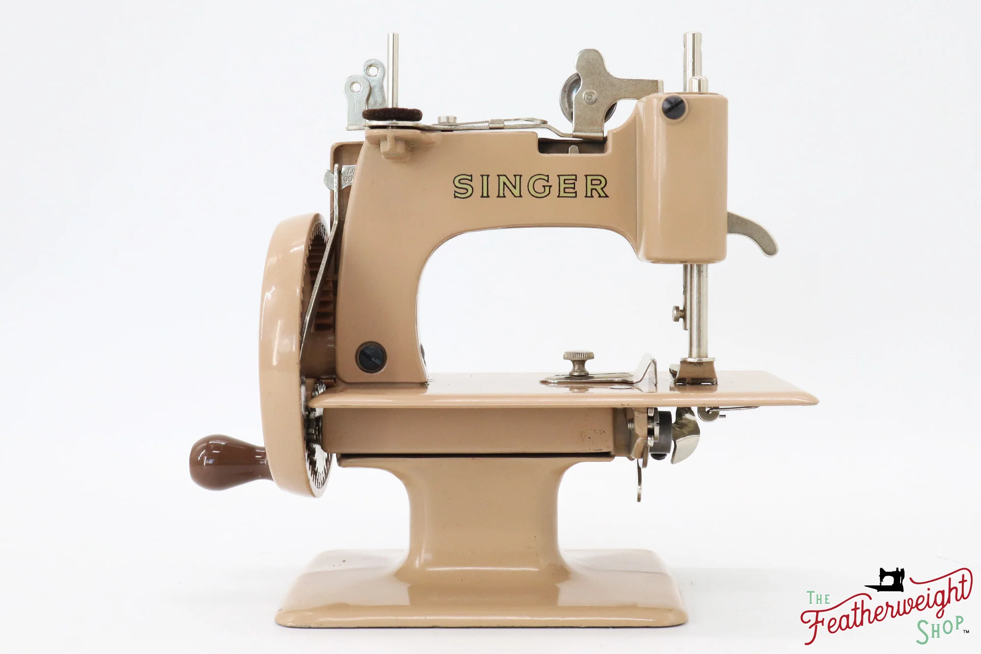 Singer Sewhandy Model 20, Red 'S' - Beige - Complete Set - Image 6