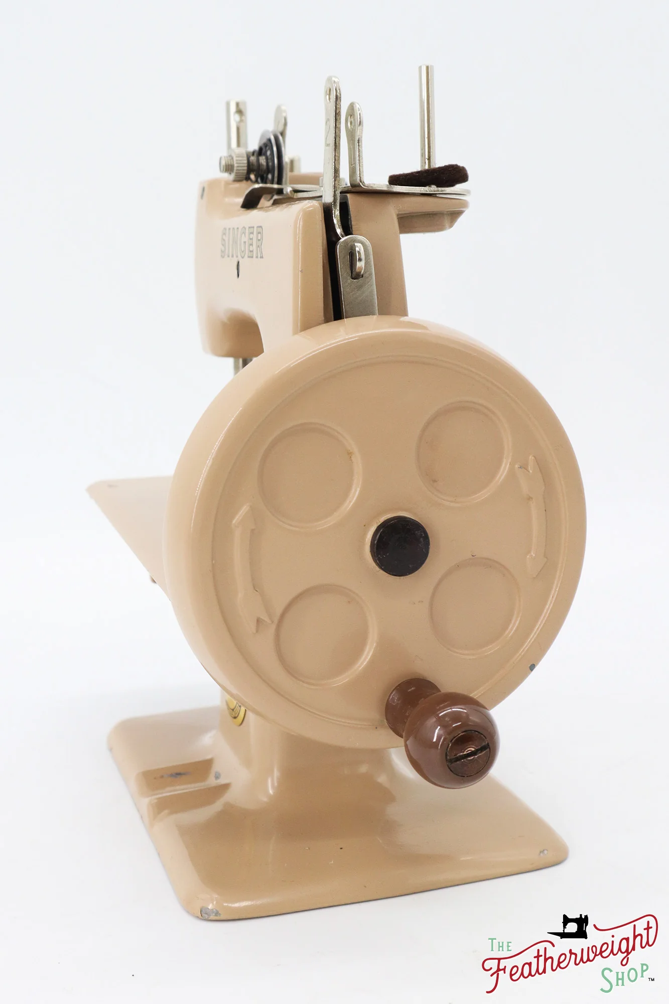 Singer Sewhandy Model 20, Red 'S' - Beige - Complete Set - Image 7