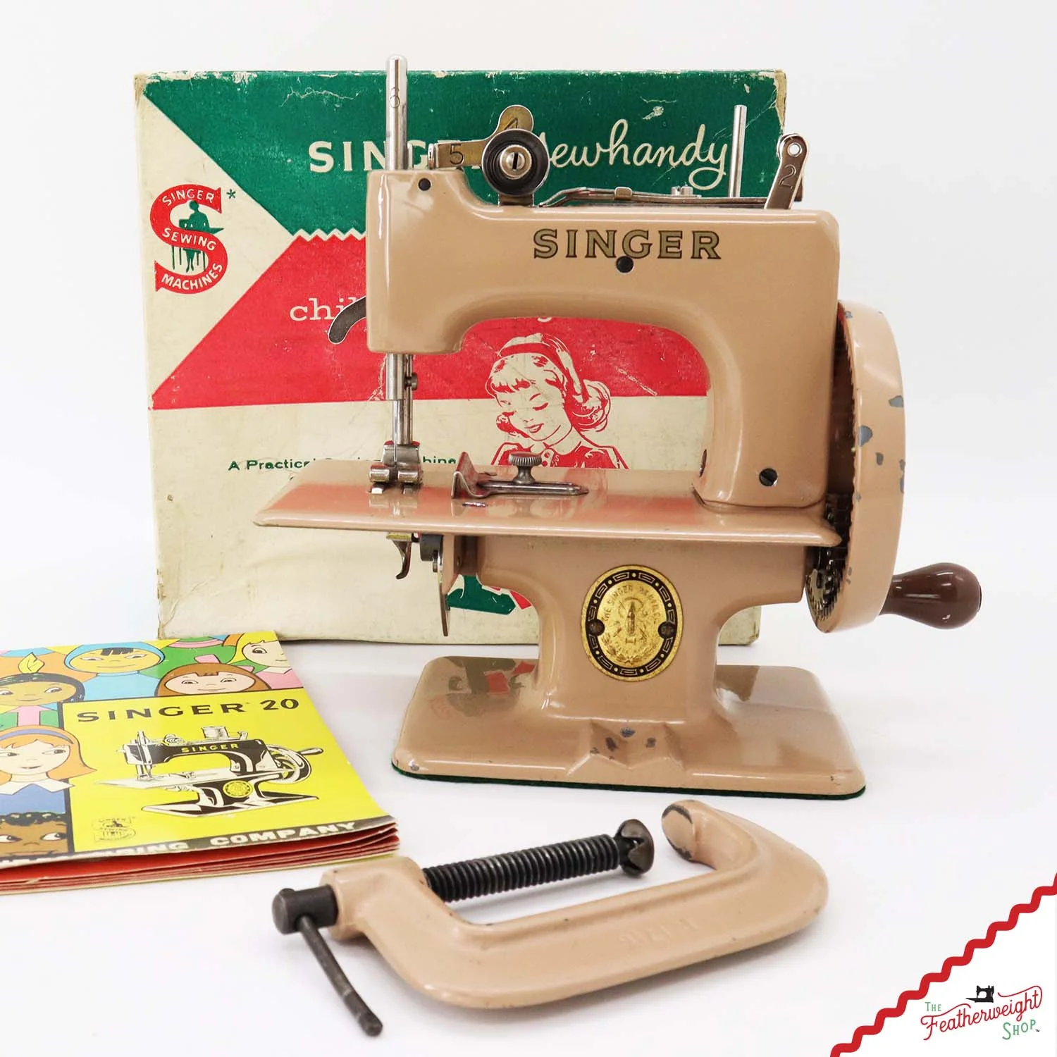 Singer Sewhandy Model 20 - Beige, Complete Set! November 2025