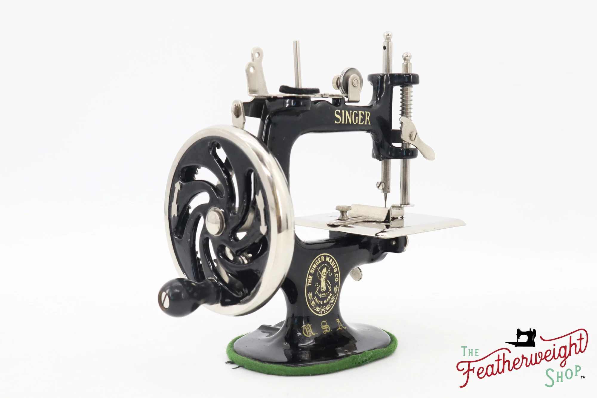Singer Sewhandy Model 20, Black - Rare U.S.A. Decal - Image 3
