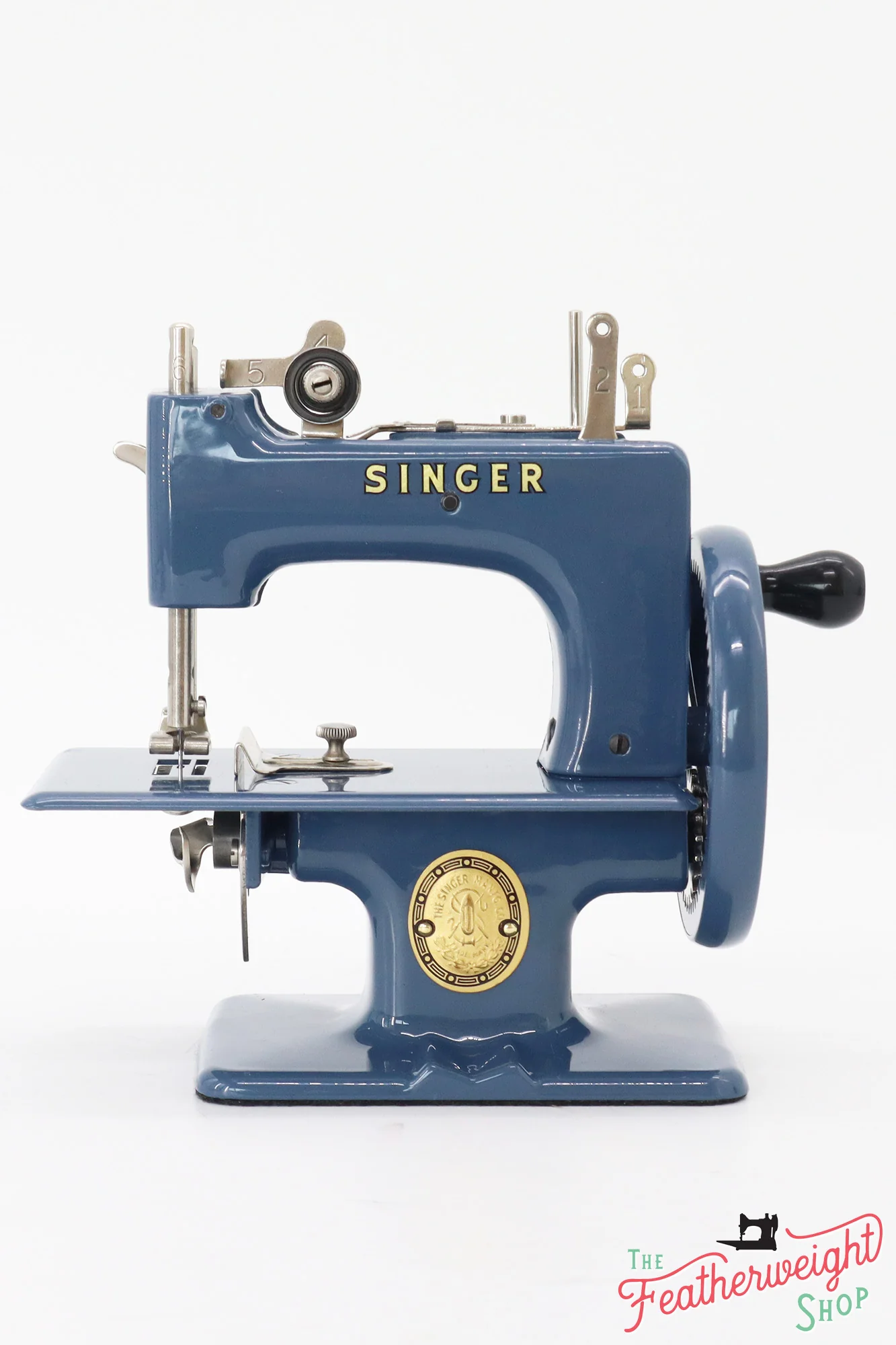 Singer Sewhandy Model 20 - Fully Restored in Denim - Image 2
