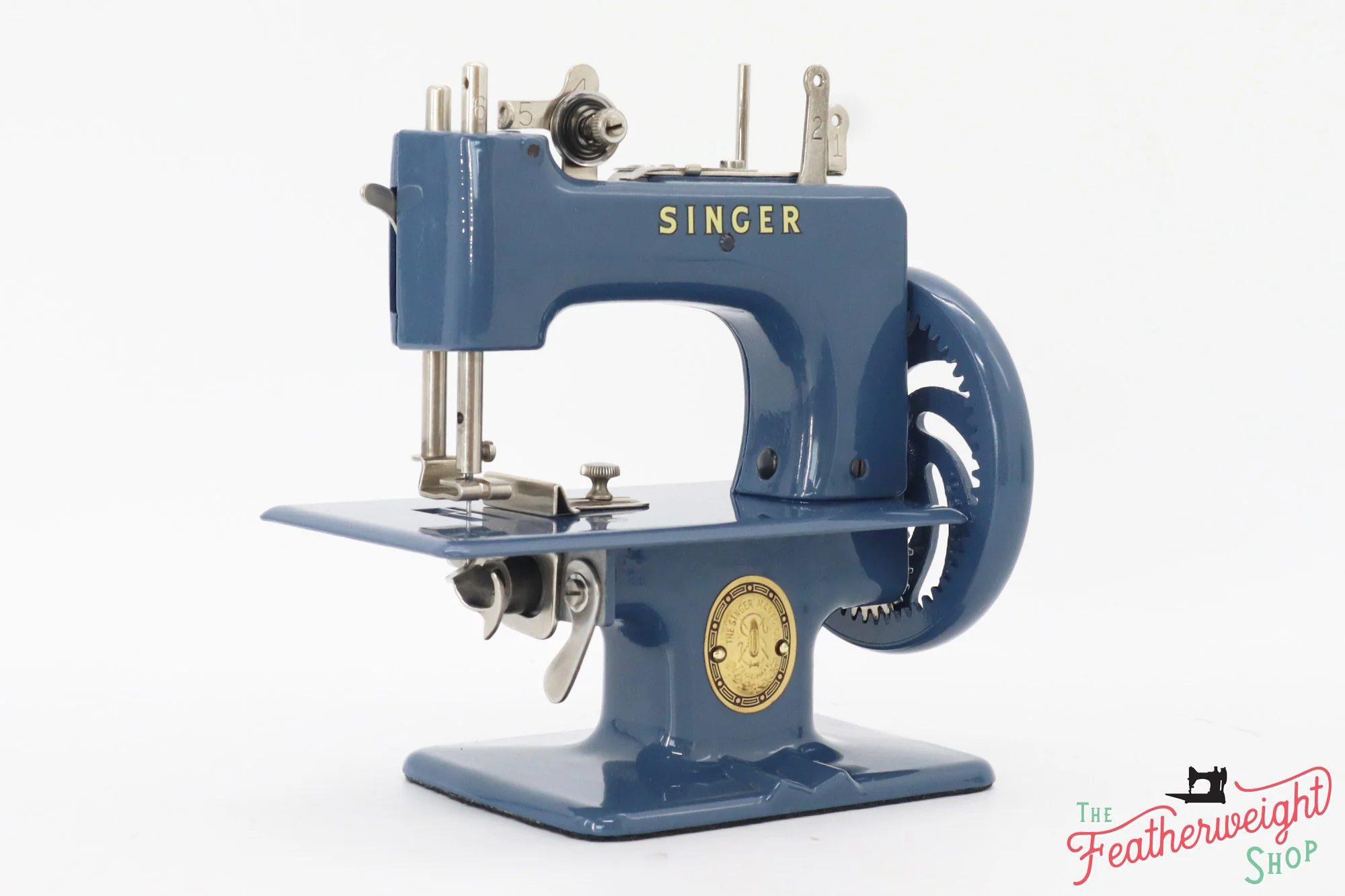 Singer Sewhandy Model 20 - Fully Restored in Denim - Image 3