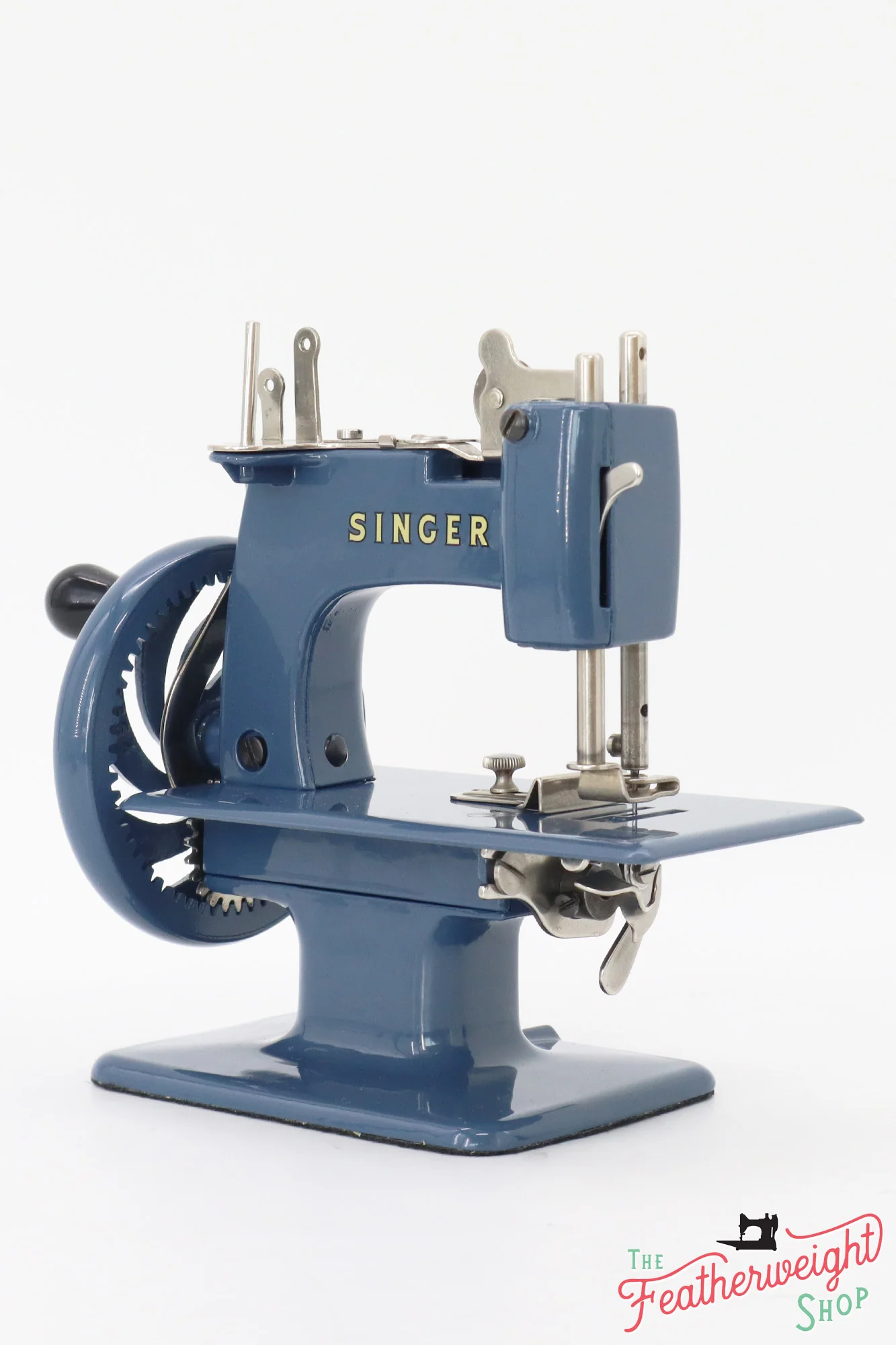 Singer Sewhandy Model 20 - Fully Restored in Denim - Image 5