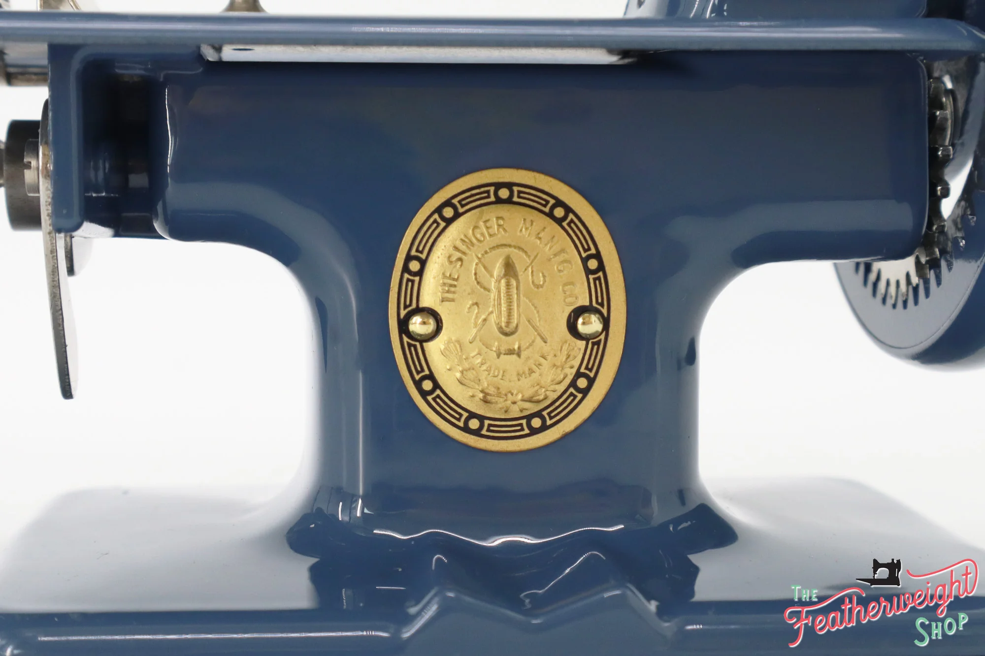 Singer Sewhandy Model 20 - Fully Restored in Denim - Image 9