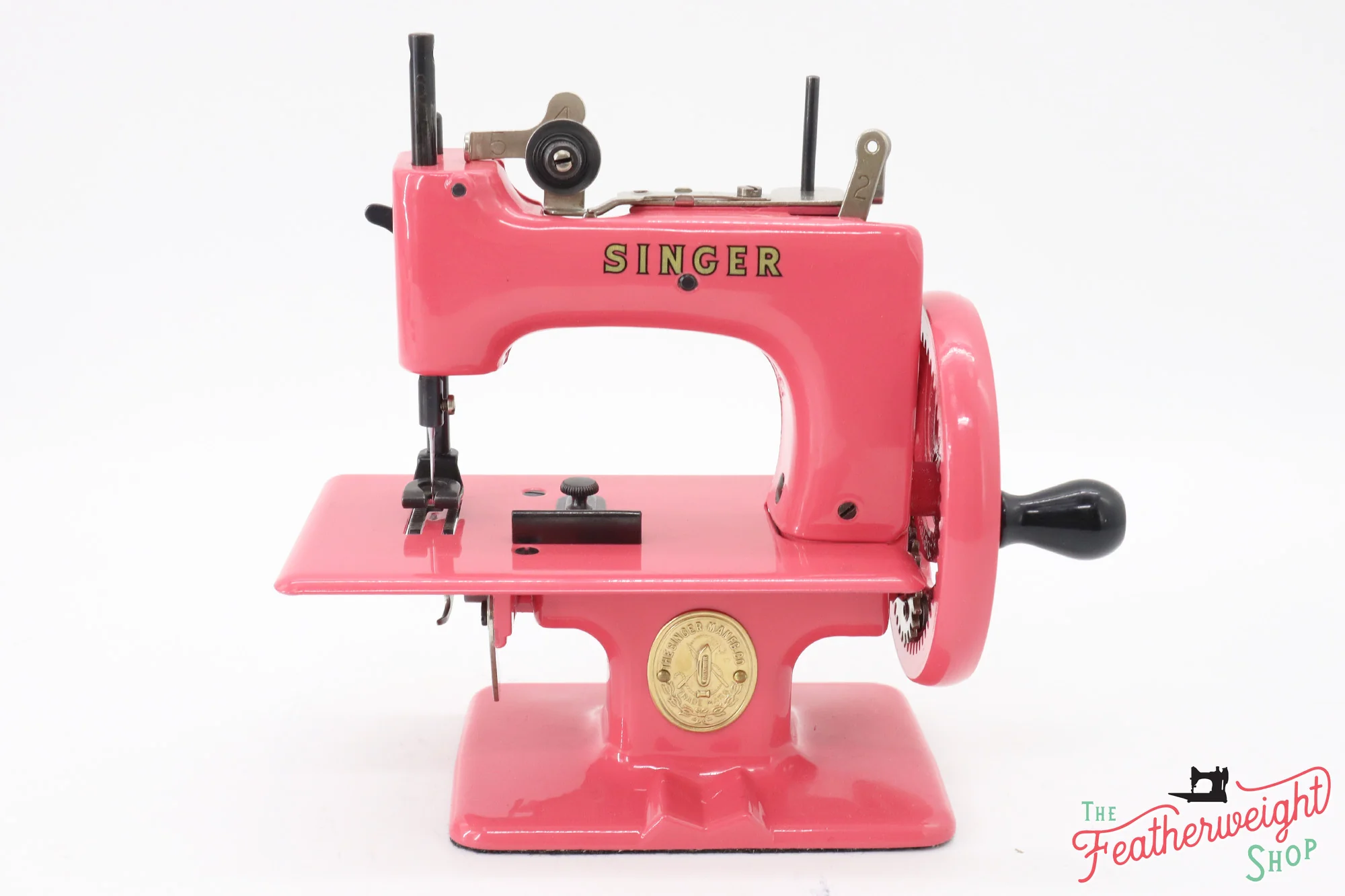 Singer Sewhandy Model 20 - Fully Restored in 'Happy Pink Grapefruit' - Complete Set - Image 2