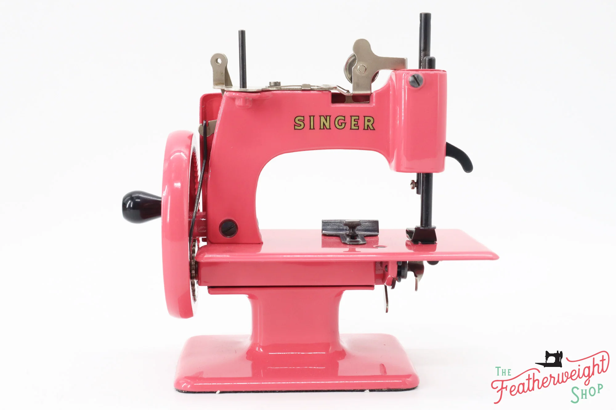 Singer Sewhandy Model 20 - Fully Restored in 'Happy Pink Grapefruit' - Complete Set - Image 6