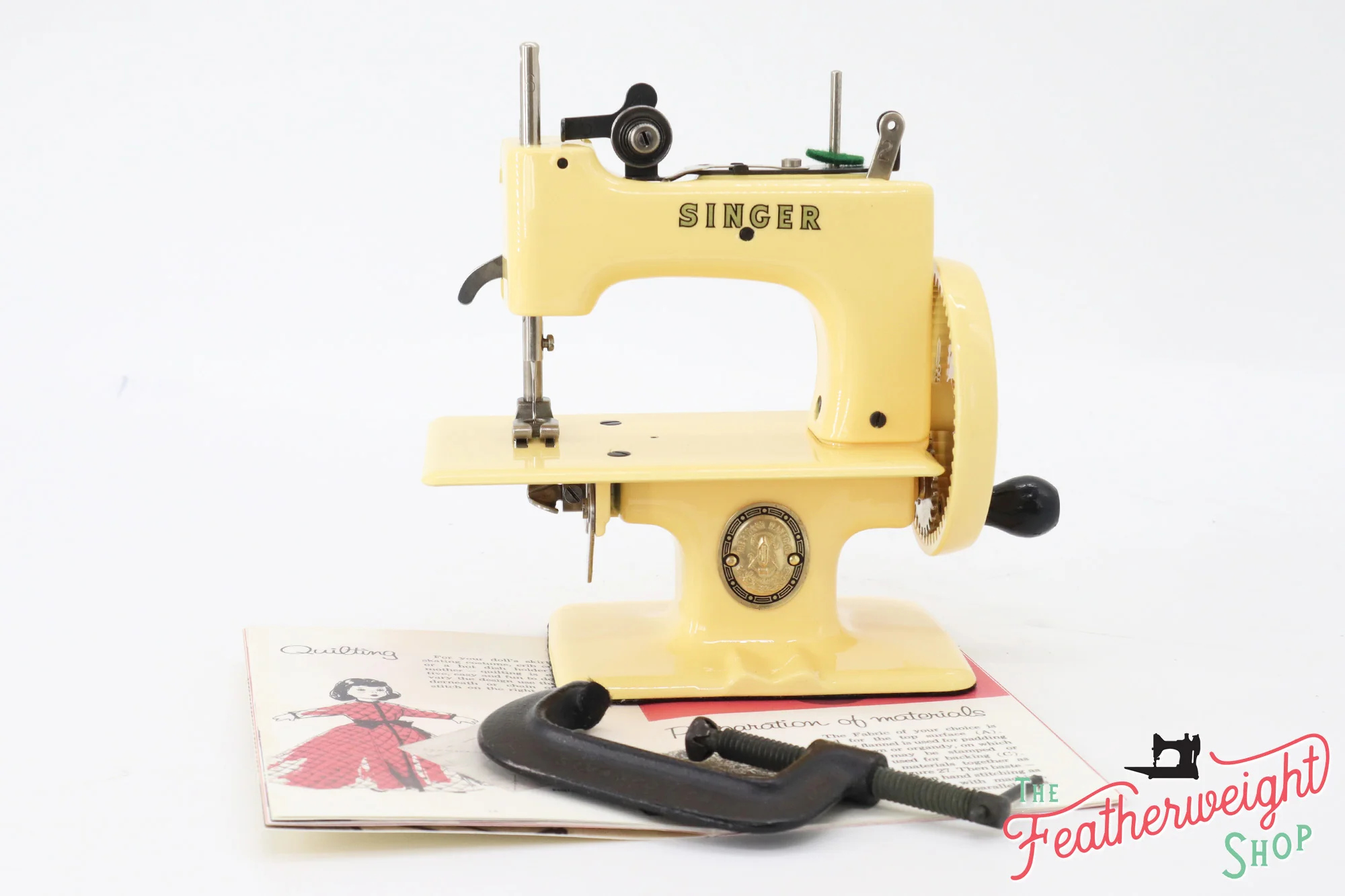 Singer Sewhandy Model 20 - Fully Restored in Happy Yellow - Image 2