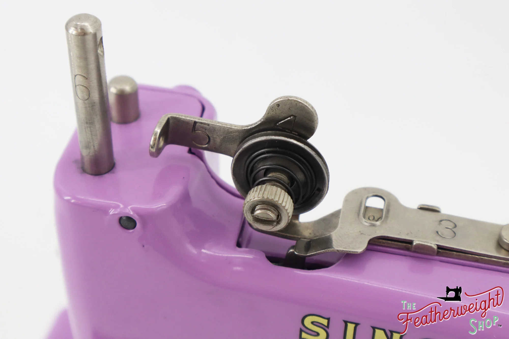 Singer Sewhandy Model 20 - Fully Restored in Lilac - Image 10