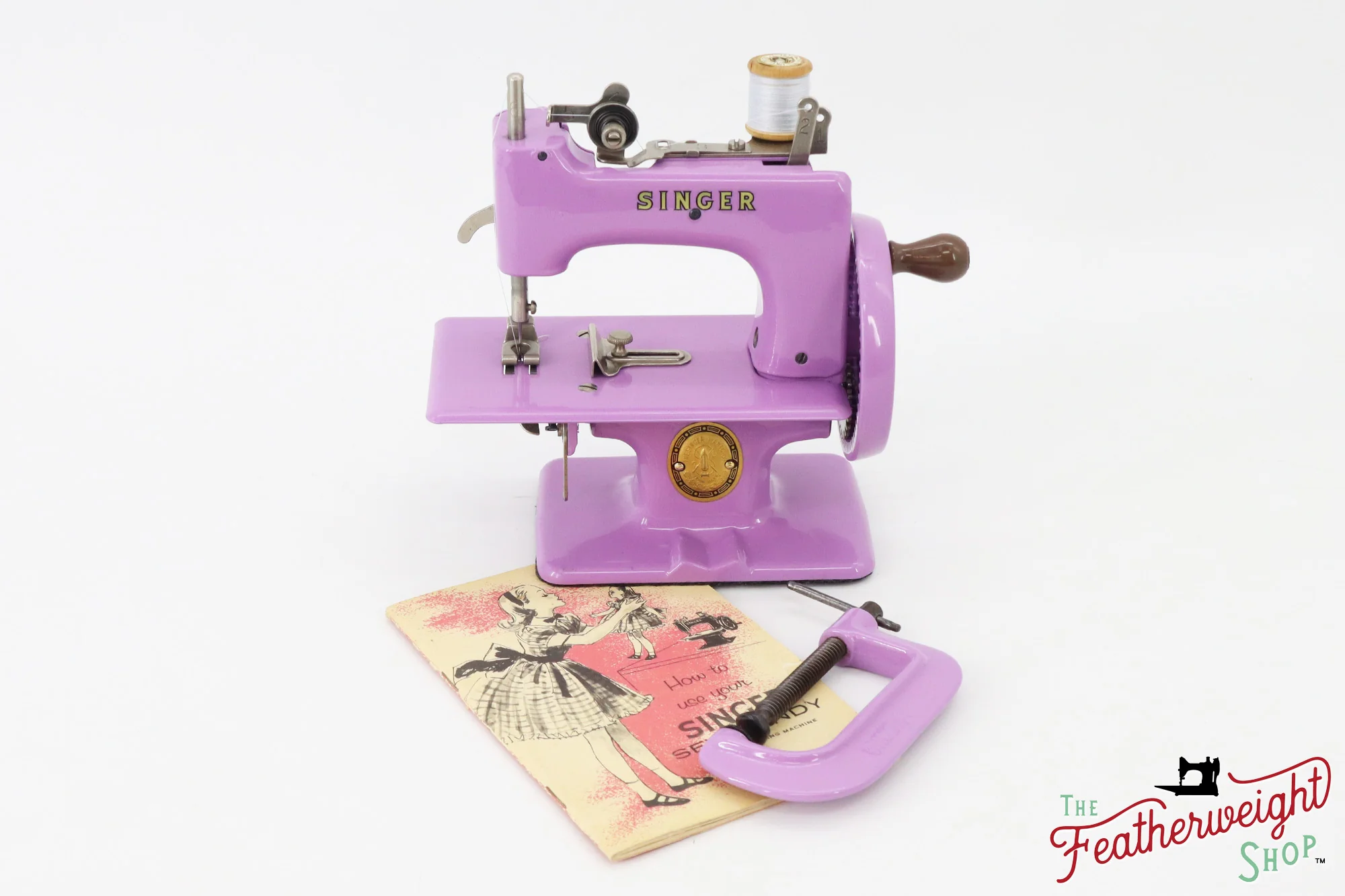 Singer Sewhandy Model 20 - Fully Restored in Lilac - Image 2