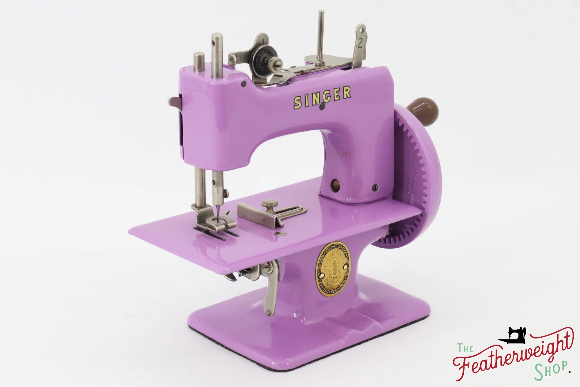 Singer Sewhandy Model 20 - Fully Restored in Lilac - Image 3