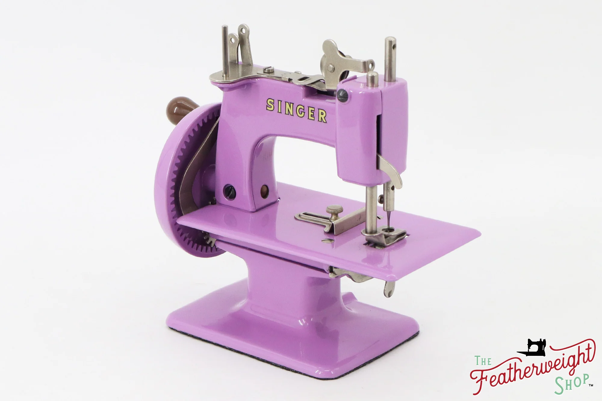 Singer Sewhandy Model 20 - Fully Restored in Lilac - Image 5