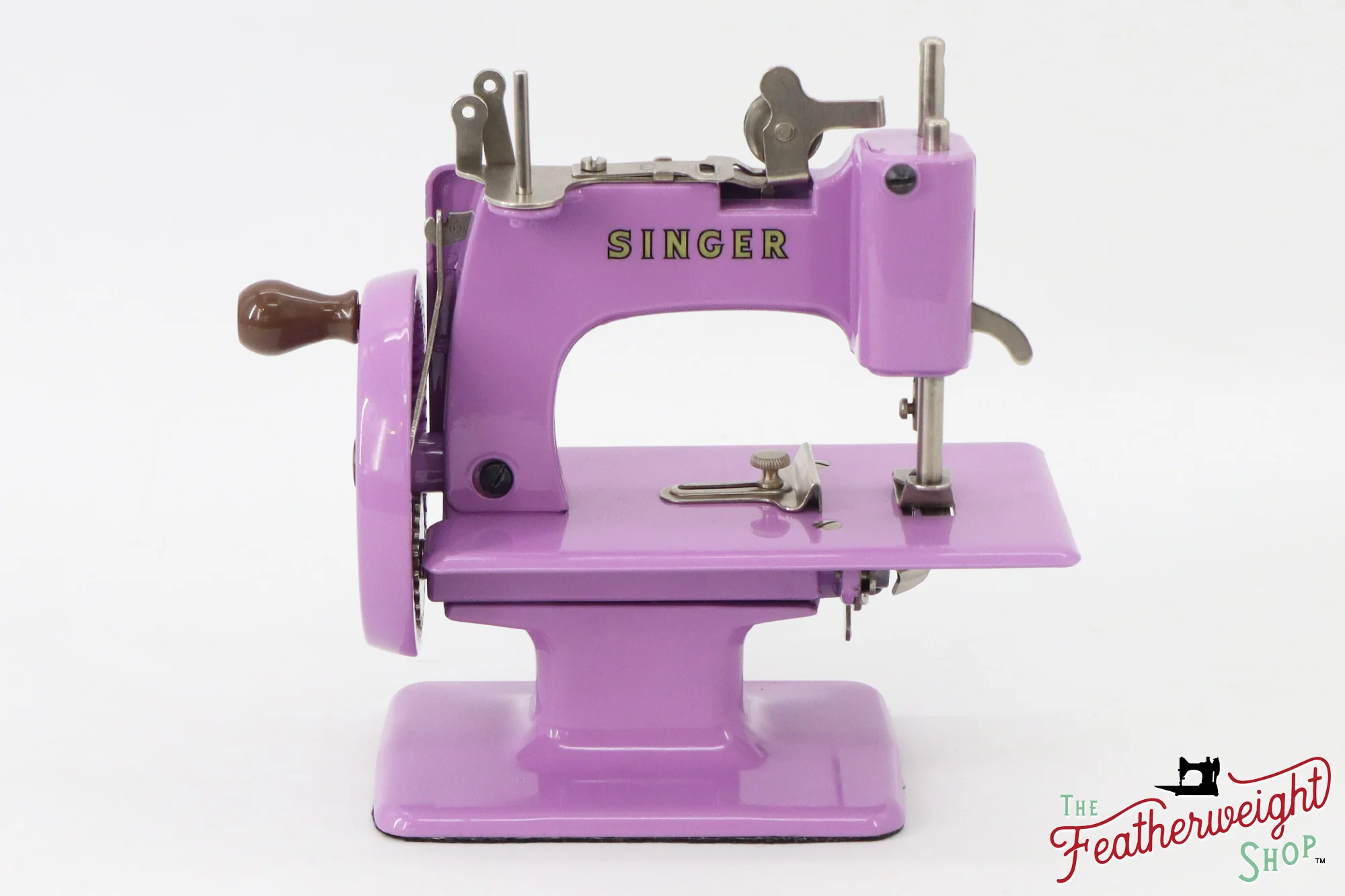 Singer Sewhandy Model 20 - Fully Restored in Lilac - Image 6