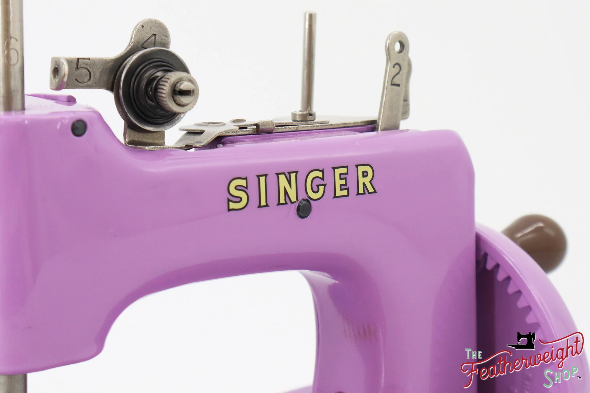 Singer Sewhandy Model 20 - Fully Restored in Lilac - Image 8