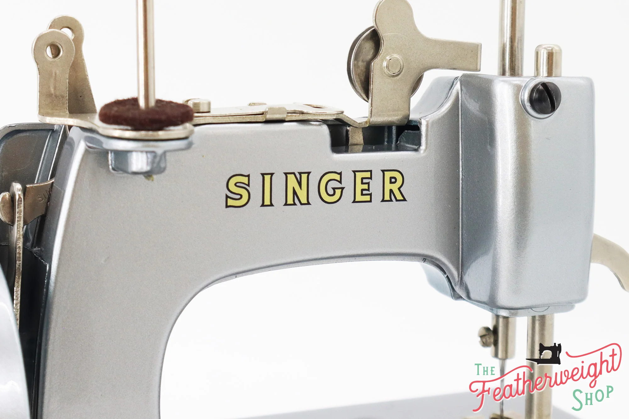 Singer Sewhandy Model 20 - Fully Restored in Silver - Image 10