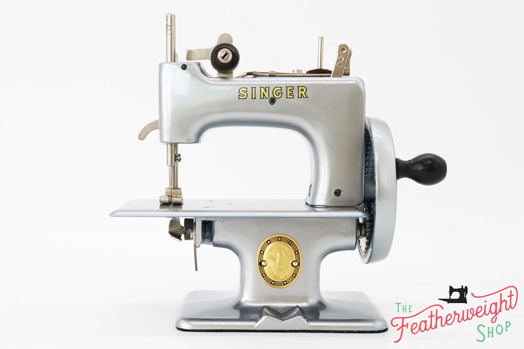 Singer Sewhandy Model 20 - Fully Restored in Silver - Image 2