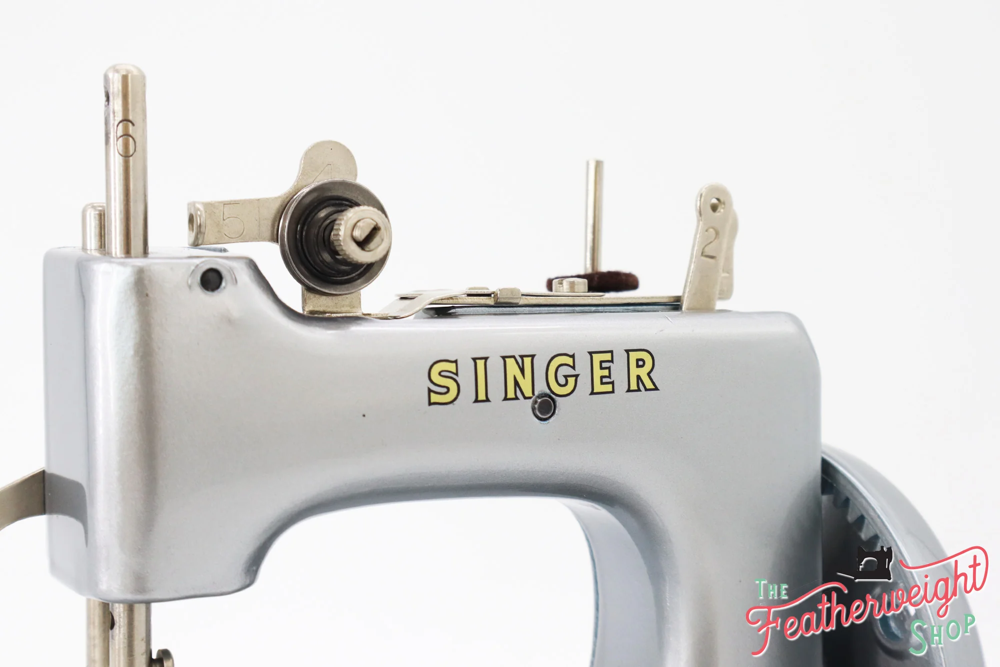 Singer Sewhandy Model 20 - Fully Restored in Silver - Image 8