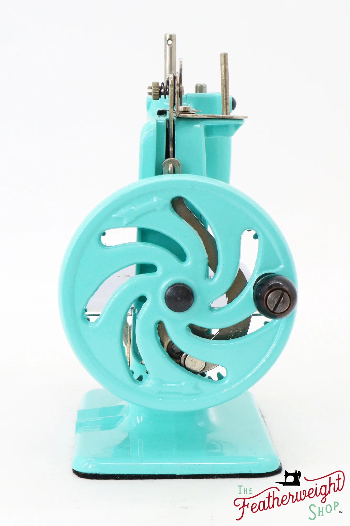 Singer Sewhandy Model 20 - Fully Restored in Tiffany Blue - April 2024, Faire - Image 7