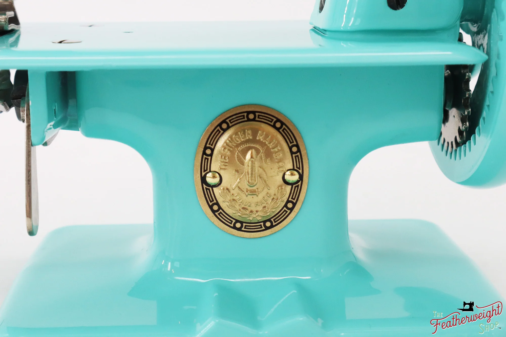 Singer Sewhandy Model 20 - Fully Restored in Tiffany Blue - March 2024, Faire - Image 10