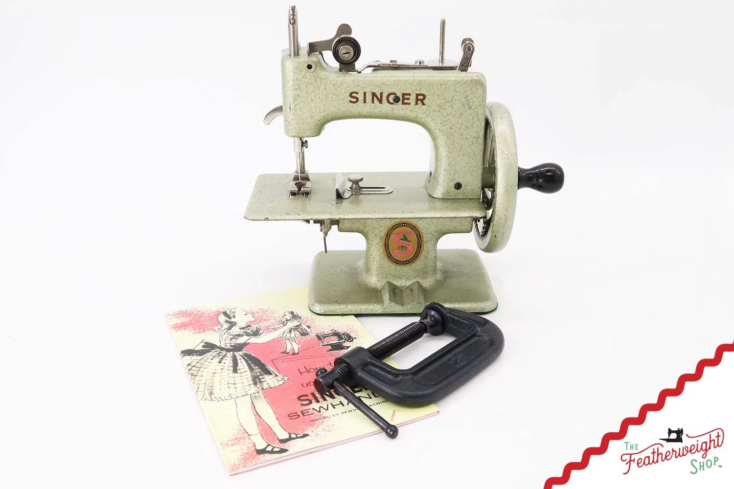 Singer Sewhandy Model 20, Hammered Green - October 2025, Faire - Image 2