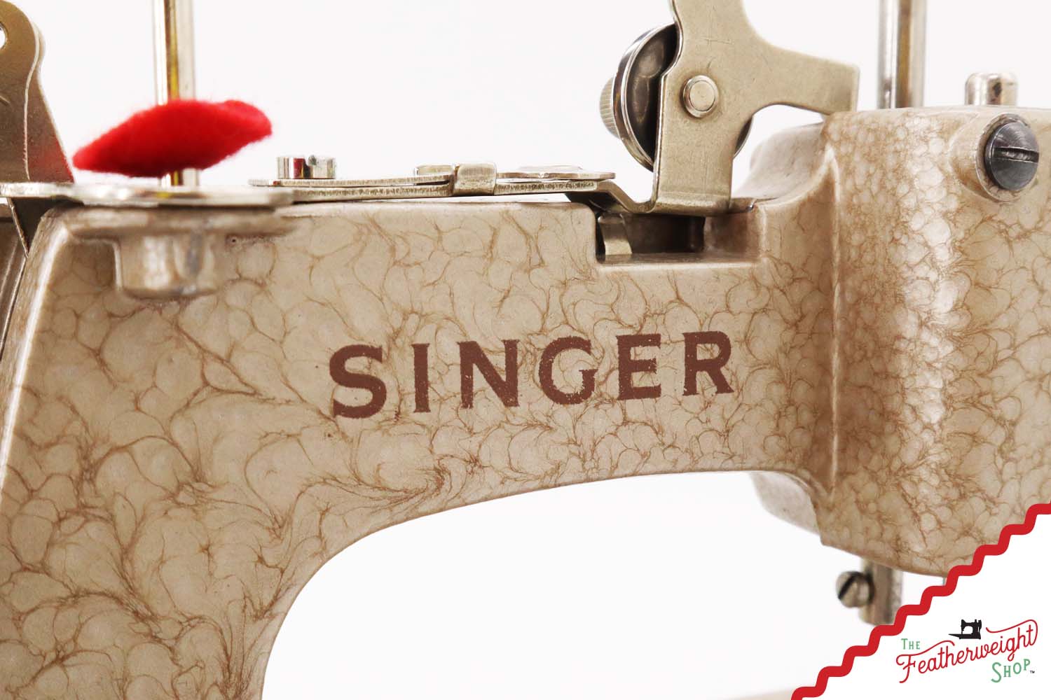 Singer Sewhandy Model 20 - Hammered Wispy Mauve - RARE, Complete Set - Holiday Faire 2025 - Image 10