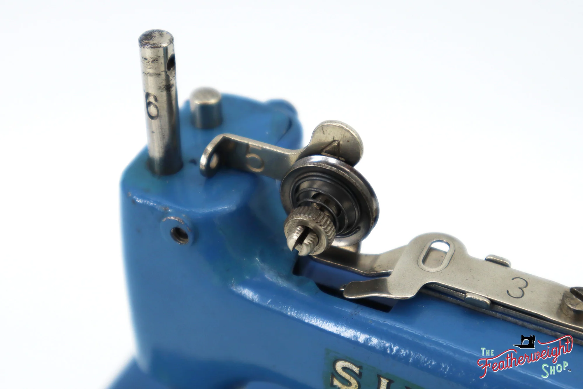 Singer Sewhandy Model 20 - Original Cornflower Blue - RARE - Image 12