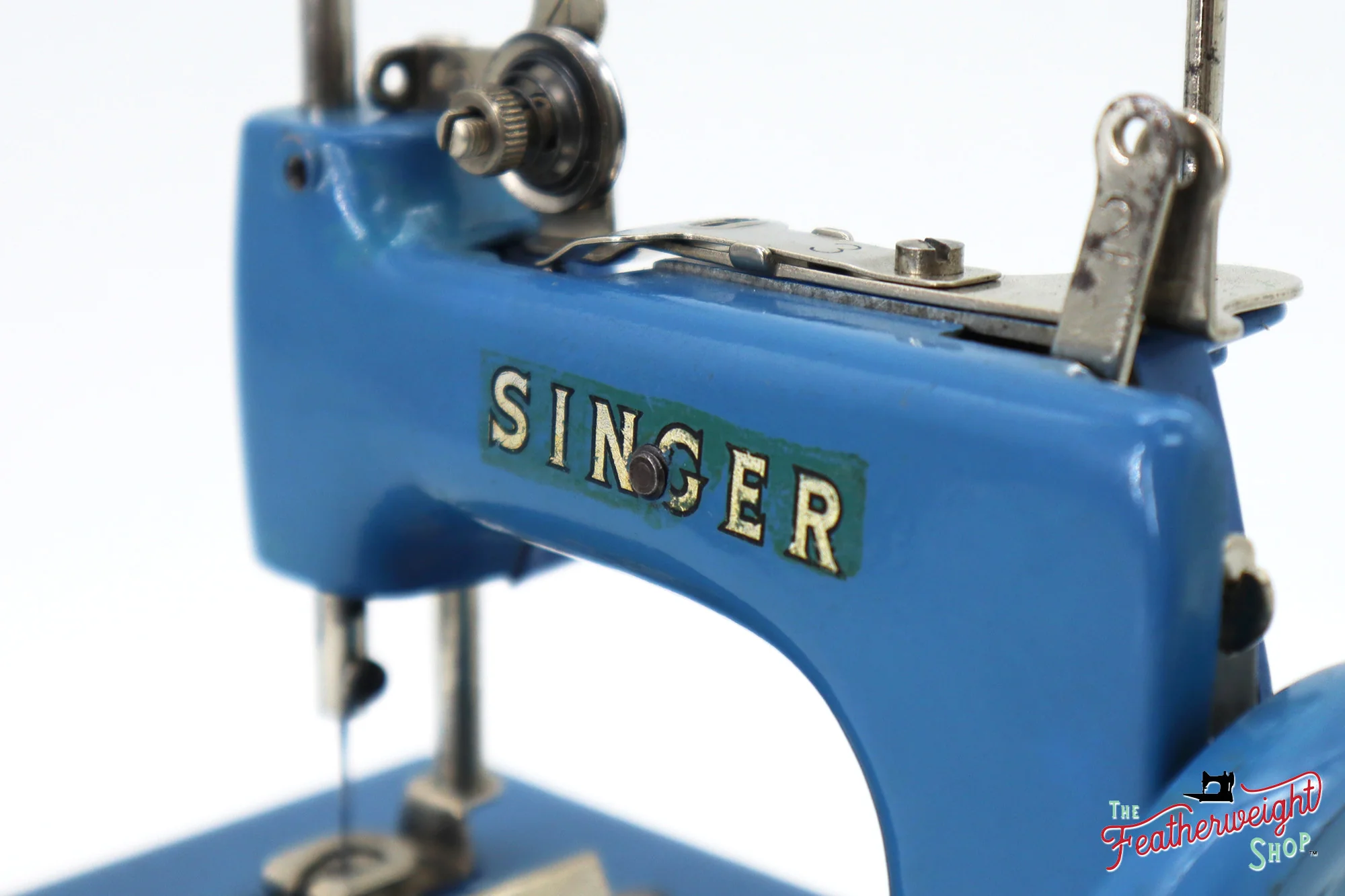Singer Sewhandy Model 20 - Original Cornflower Blue - RARE - Image 8