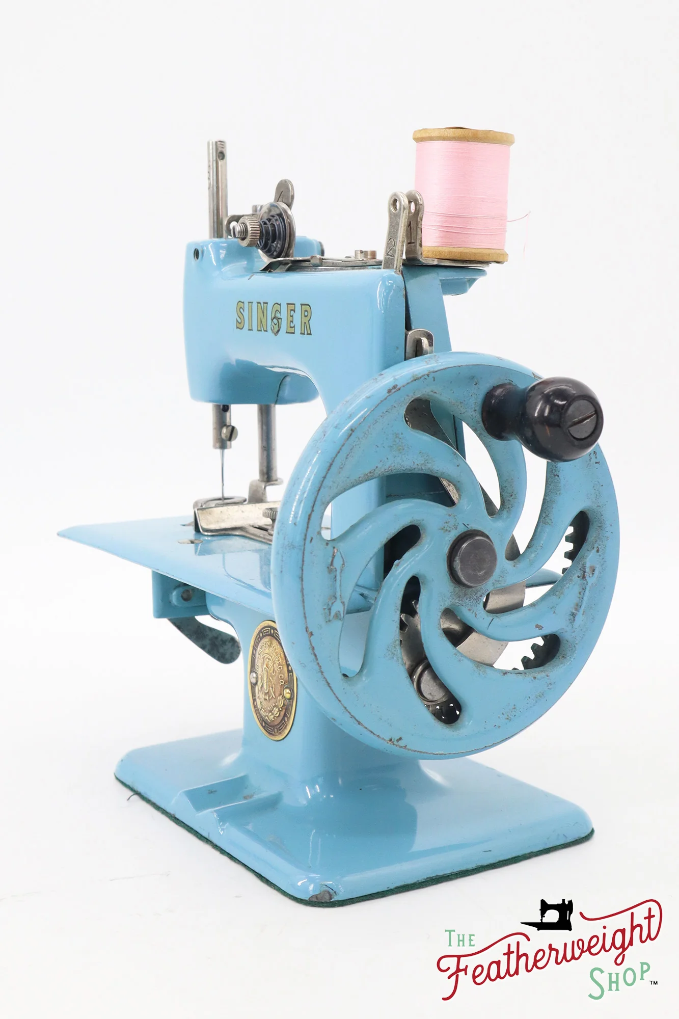 Singer Sewhandy Model 20 - Original Light Azure - RARE - Image 7