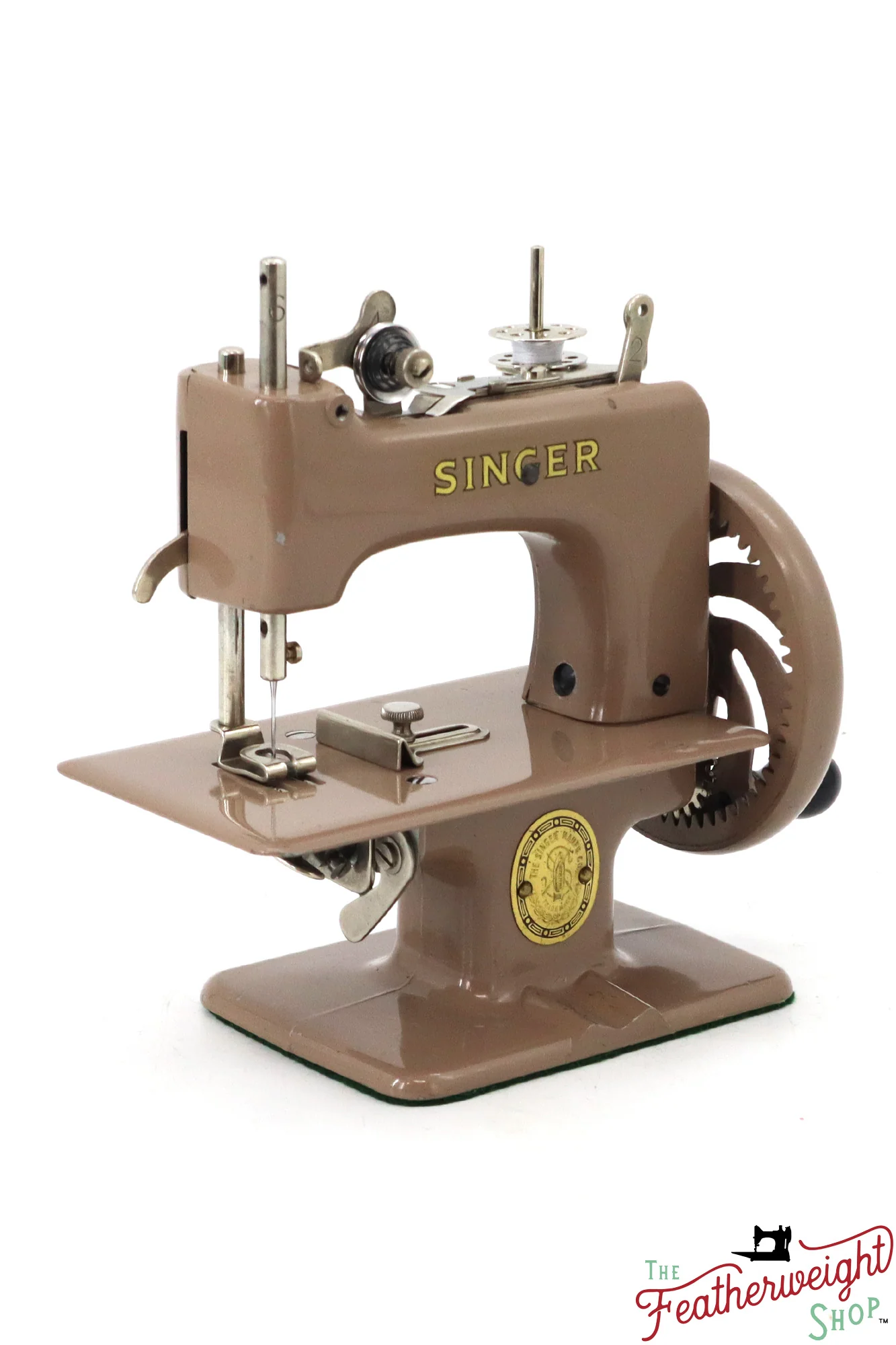 Singer Sewhandy Model 20 - Safari Brown, Complete Set! July 2024 - Image 3
