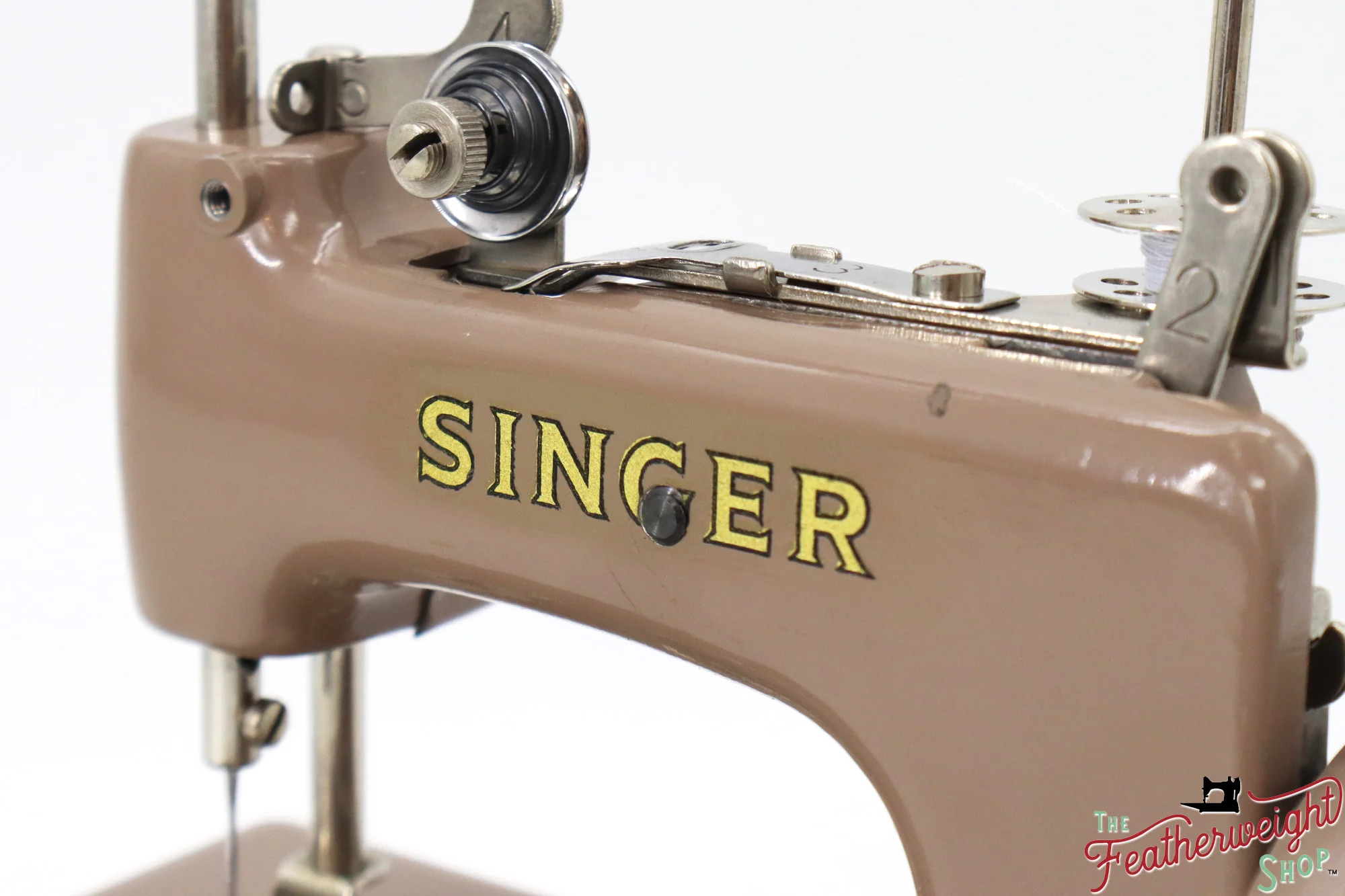 Singer Sewhandy Model 20 - Safari Brown, Complete Set! July 2024 - Image 8