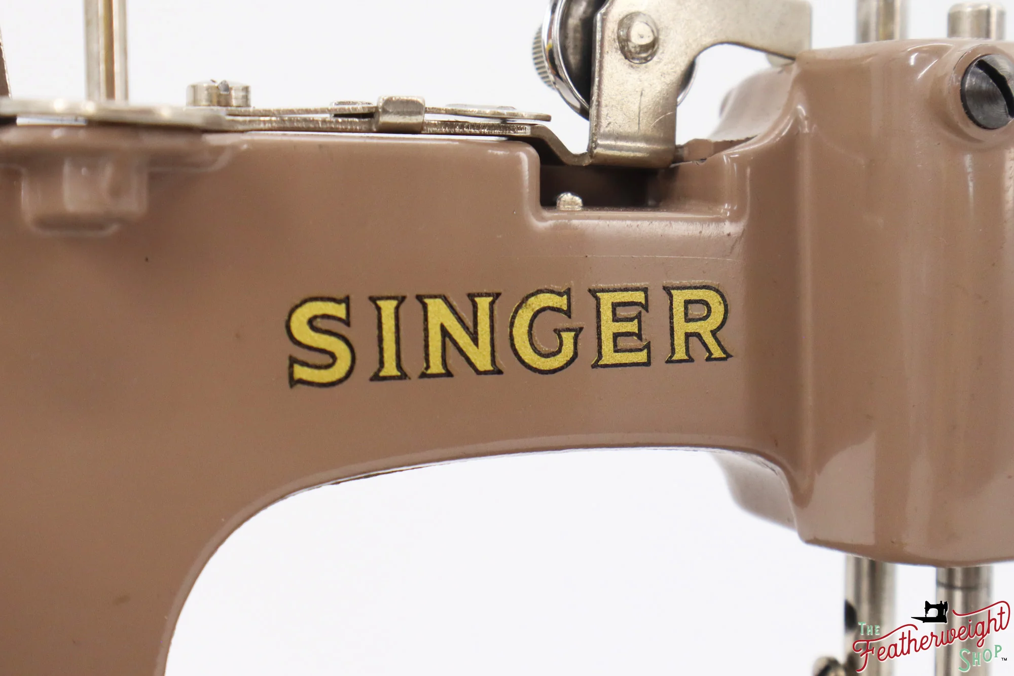 Singer Sewhandy Model 20 - Safari Brown - RARE, 6/23 - Image 11