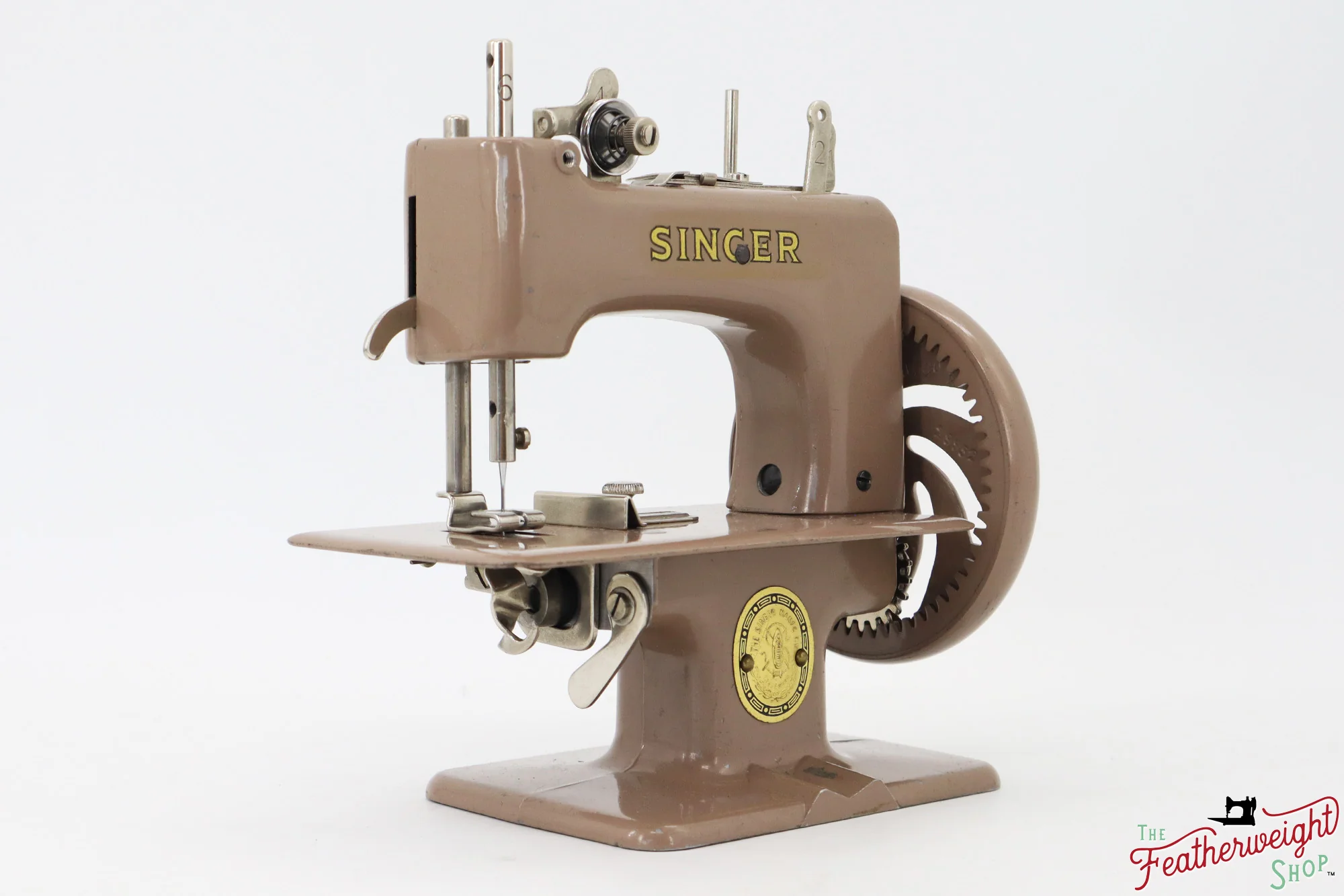 Singer Sewhandy Model 20 - Safari Brown - RARE, 6/23 - Image 3