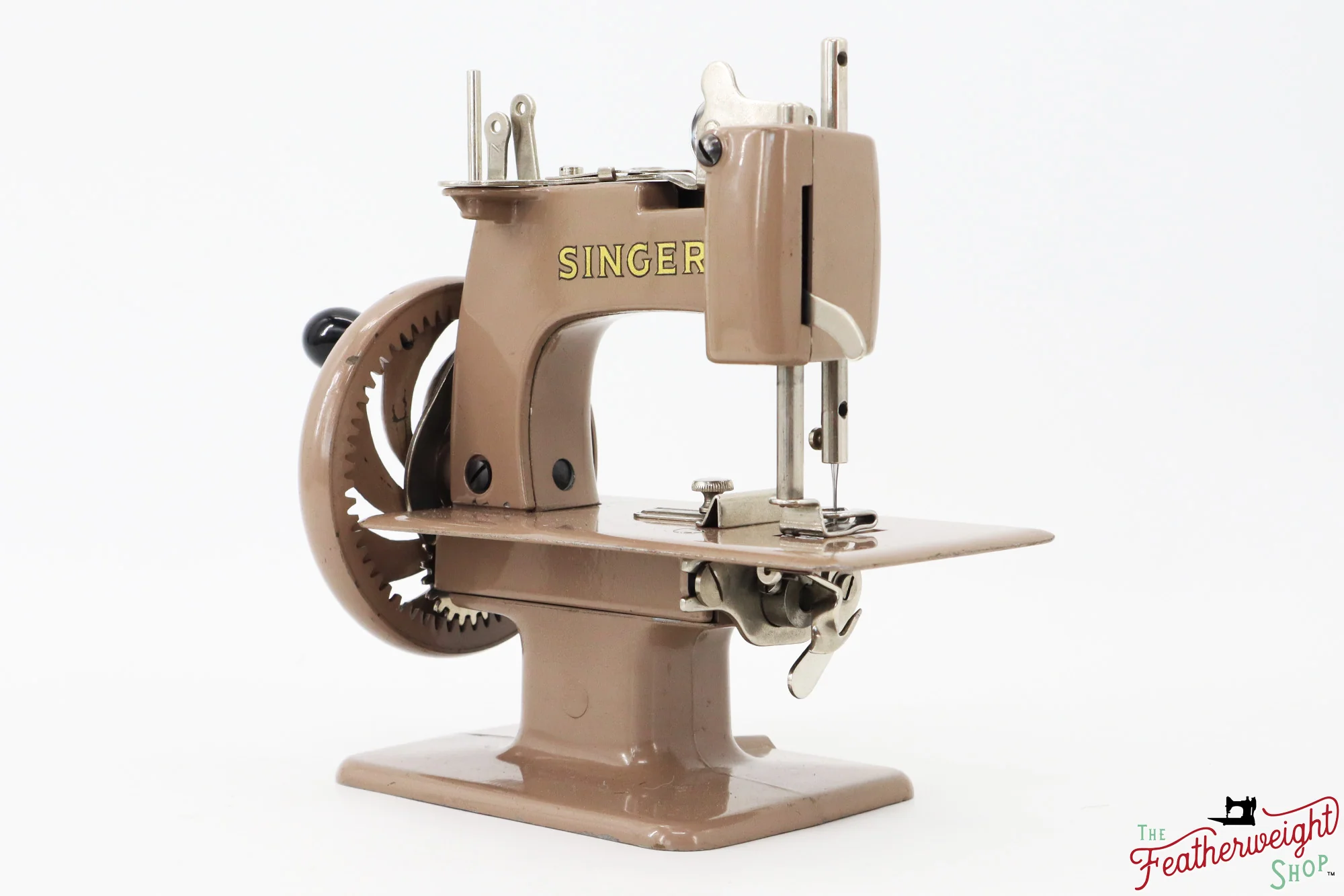 Singer Sewhandy Model 20 - Safari Brown - RARE, 6/23 - Image 9
