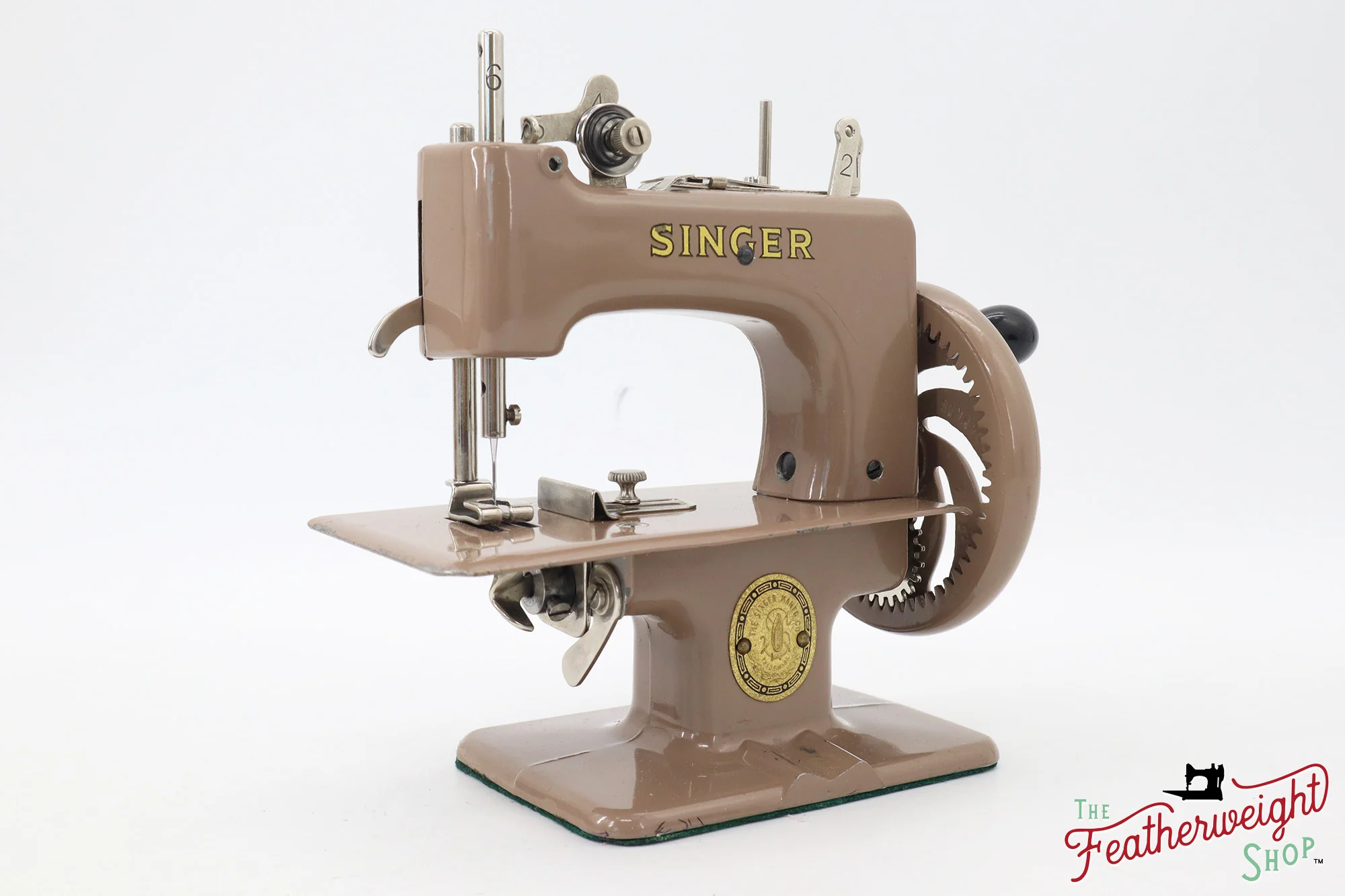 Singer Sewhandy Model 20 - Safari Brown - RARE, Complete Set - Image 3