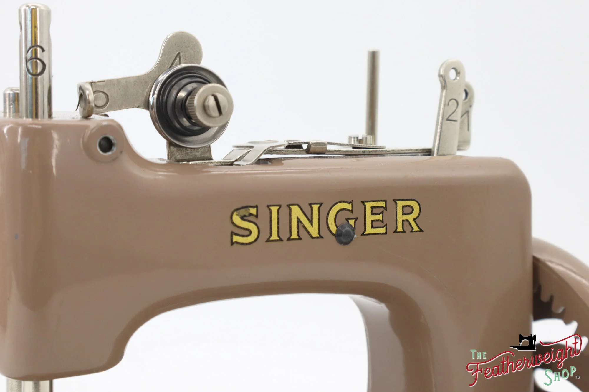 Singer Sewhandy Model 20 - Safari Brown - RARE, Complete Set - Image 9