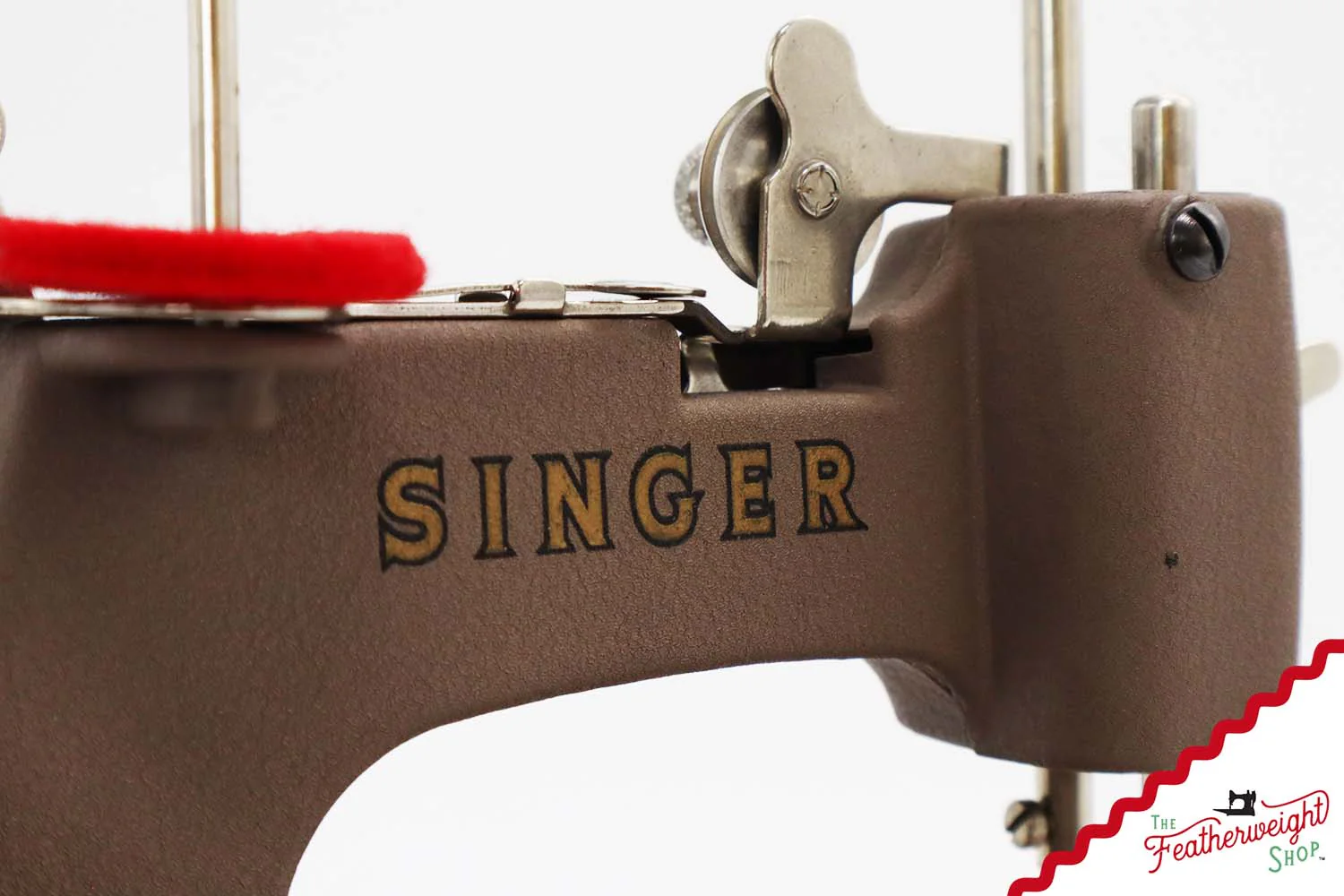 Singer Sewhandy Model 20, Warm Taupe - Made in Canada Decal - October 2025, Faire - Image 10