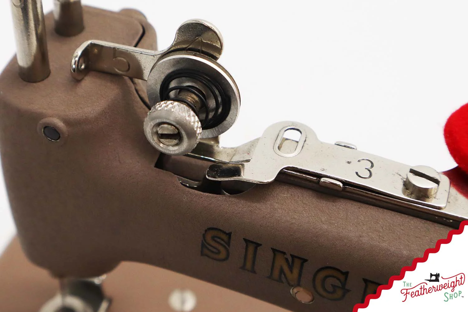 Singer Sewhandy Model 20, Warm Taupe - Made in Canada Decal - October 2025, Faire - Image 12