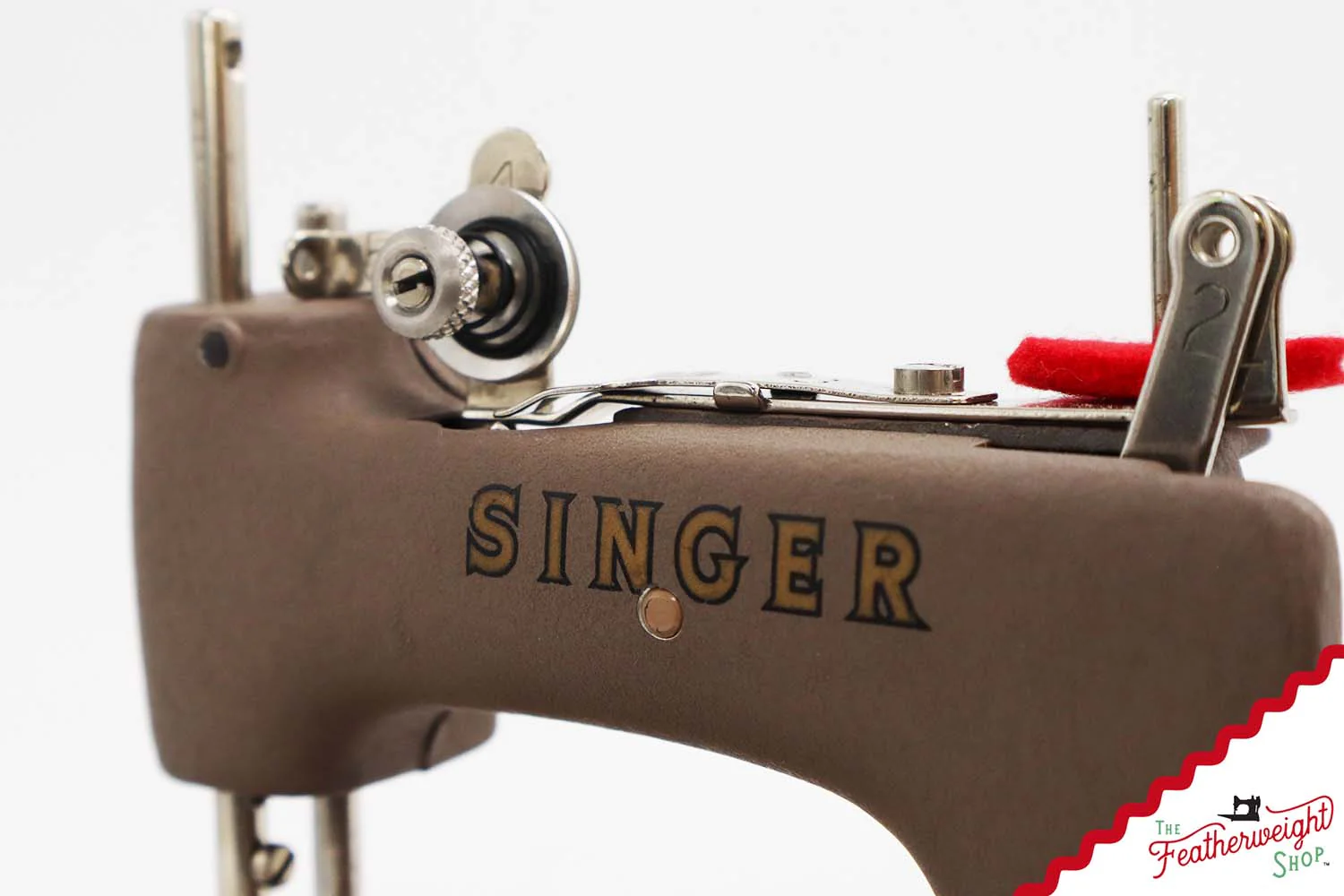 Singer Sewhandy Model 20, Warm Taupe - Made in Canada Decal - October 2025, Faire - Image 9