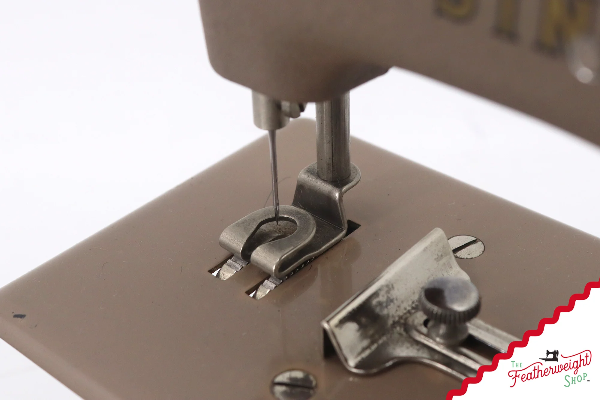 Singer Sewhandy Model 20, Warm Taupe - Made in U.S.A. Decal - July 2025, Faire - Image 13