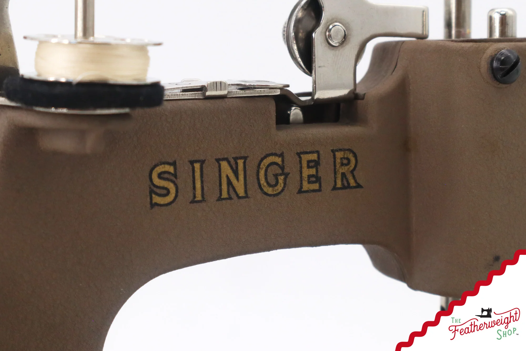Singer Sewhandy Model 20 - Wrinkle / Warm Taupe, Complete Case Set! June 2025 - Image 10