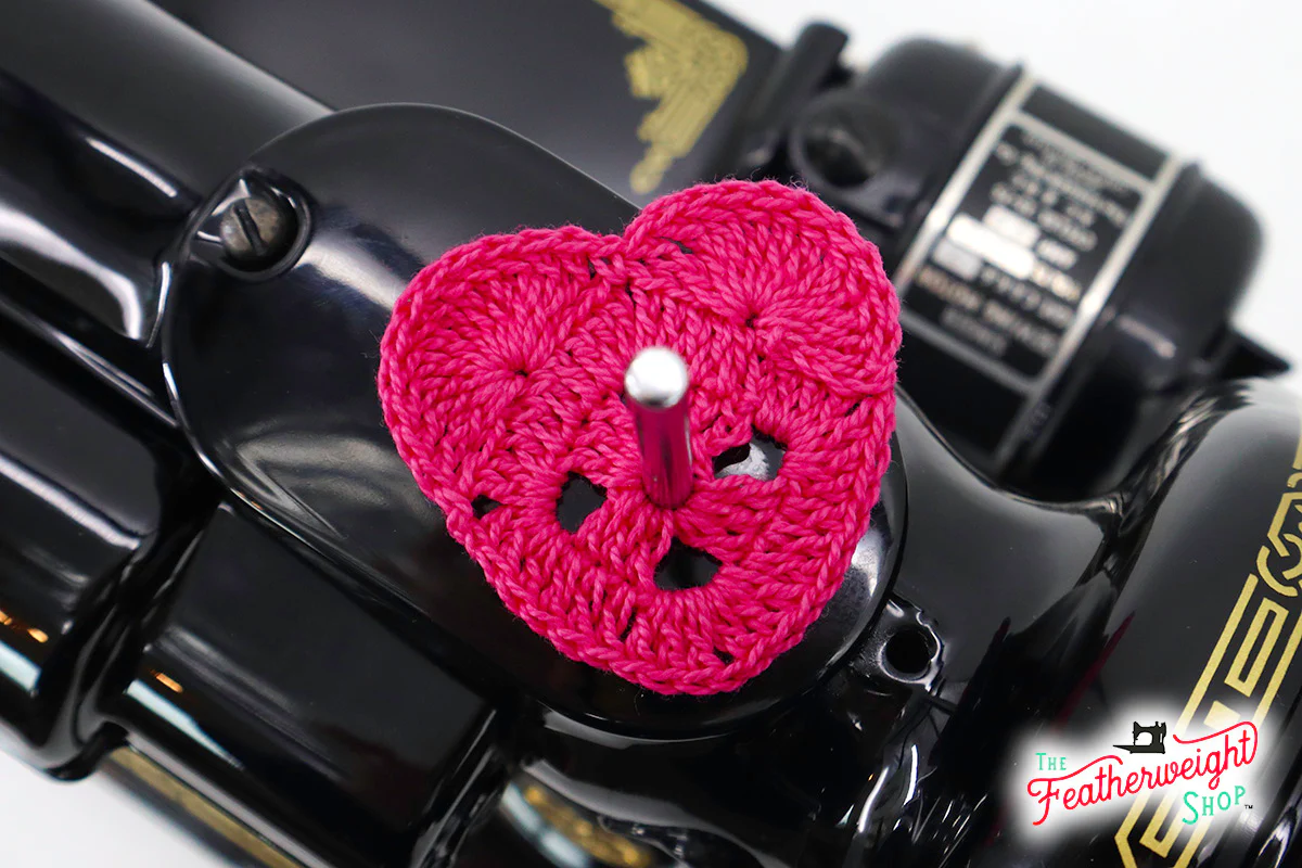 Spool Pin Doily - Heart - Image 2